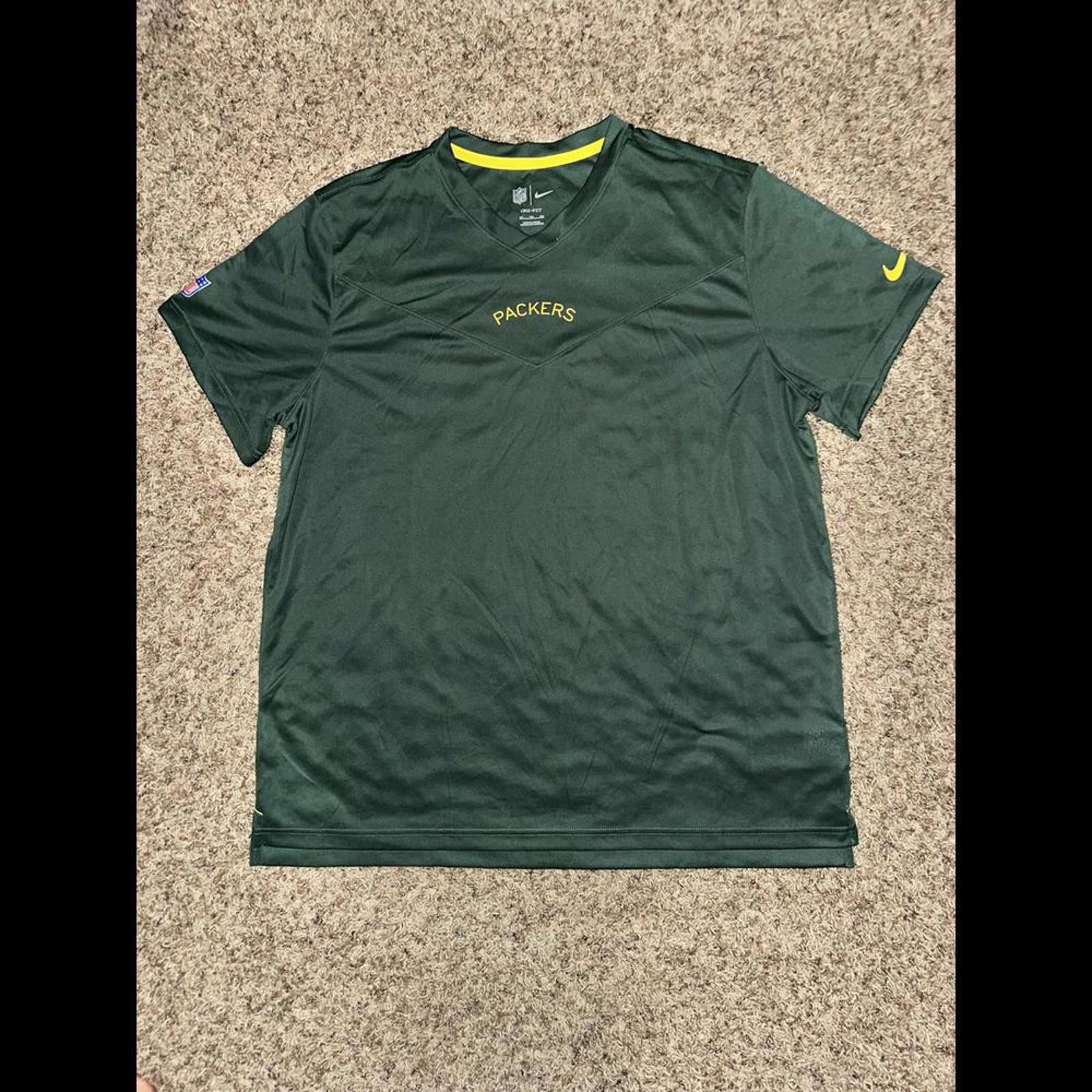 Nike Nike Dri-FIT Lockup Coach UV (NFL Green Bay Packers) Men's Top Size US XXL / EU 58 / 5 - 1 Thumbnail