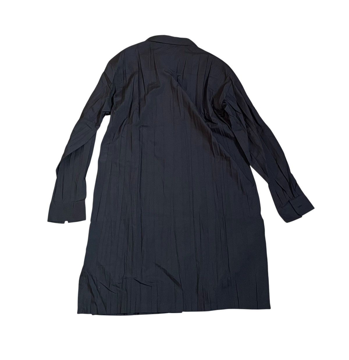 Issey Miyake TAX FREE 🇺🇸 issey miyake fete pleated long button up shirt Size US S / EU 44-46 / 1 - 5 Thumbnail