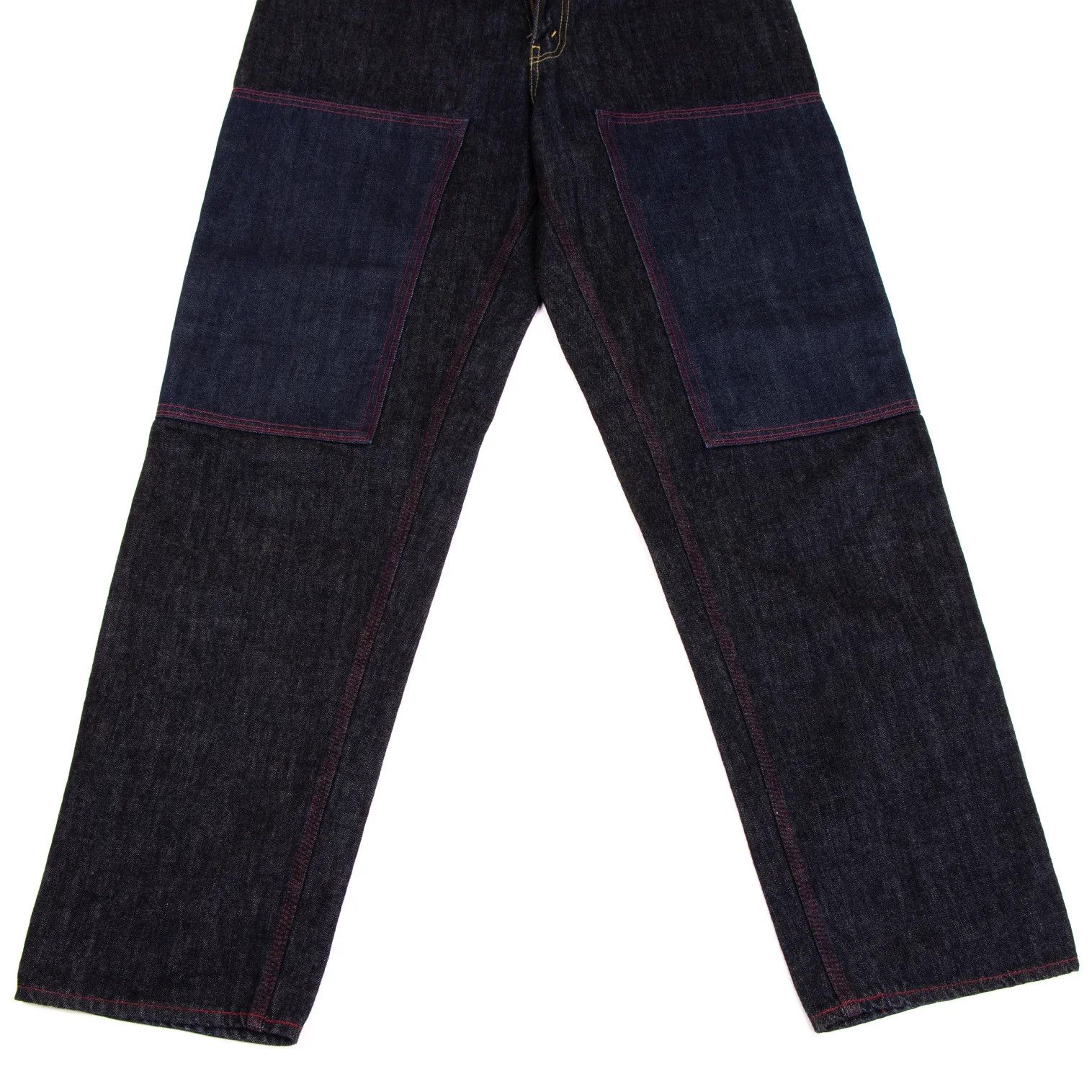 Junya Watanabe Indigo Knee-Patch Denim Pants Size M Size US 36 / EU 52 - 8 Thumbnail