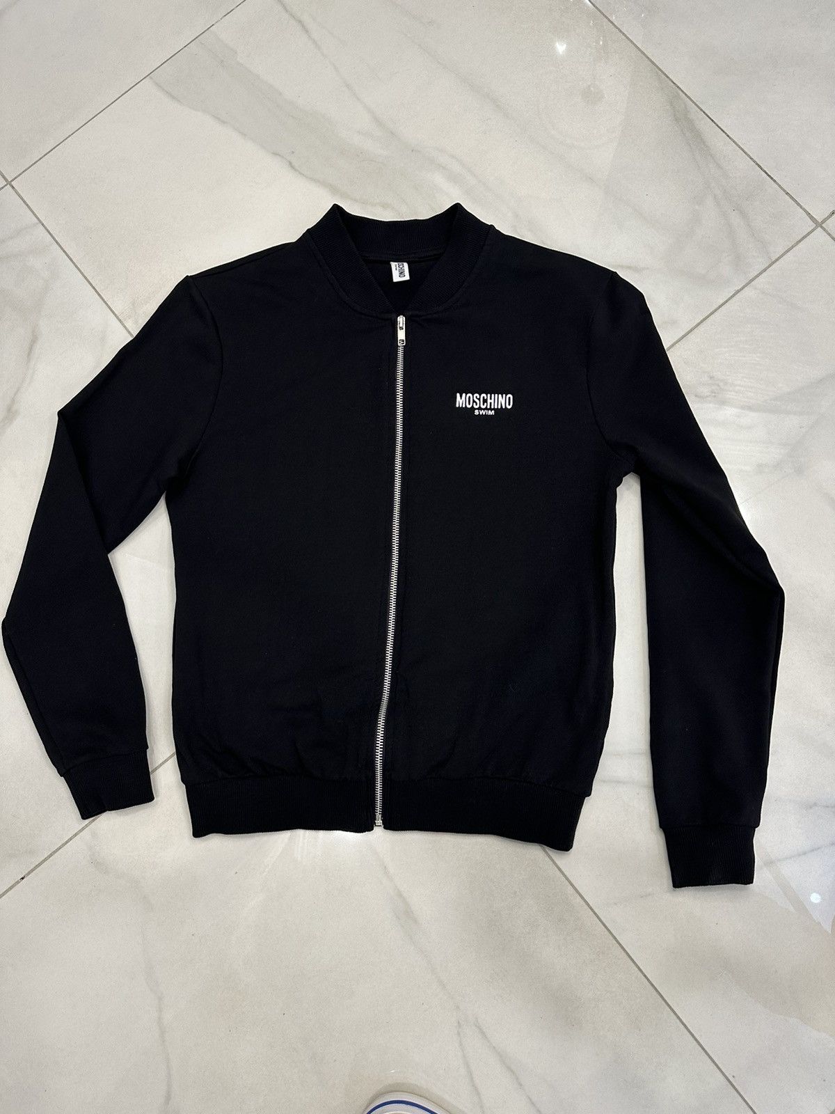 Moschino Moschino Swim Bomber Jacket Black Zip Size S / US 4 / IT 40 - 2 Thumbnail
