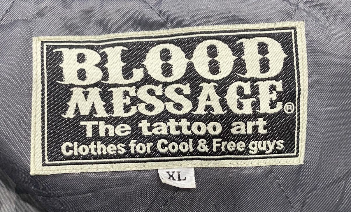 If Only Was True BLOOD MESSAGE Varsity Zipper Jacket Sportwear Size US XL / EU 56 / 4 - 19 Thumbnail