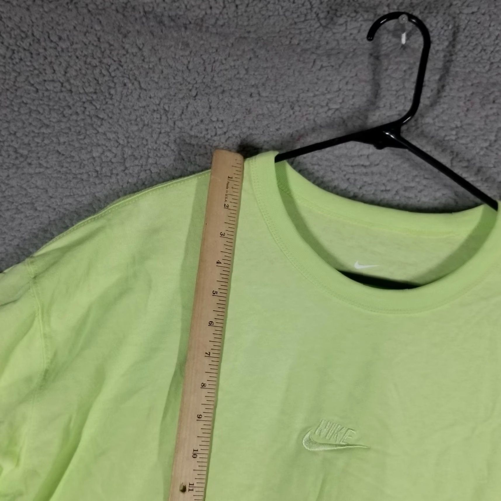 Nike Nike Sportswear Casual T-Shirt Men XL Green Short Sleeve Crew Neck Logo Cotton All Seasons Size US XL / EU 56 / 4 - 5 Thumbnail