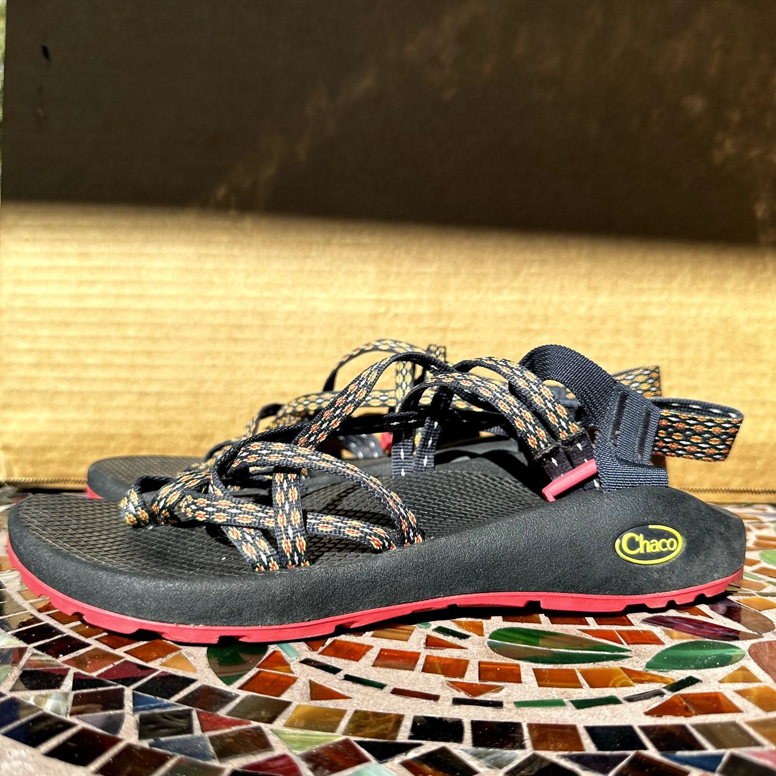 Chaco Chaco ZX/2 Sandals Waterproof Adjustable Chacogrip Red 10 Size US 10 / IT 40 - 3 Thumbnail