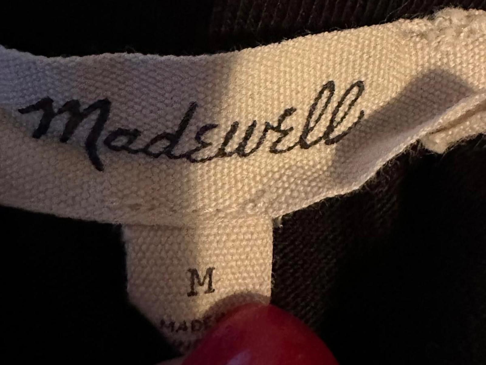 Madewell Madewell Classic Black Short Sleeve T-Shirt - Medium Size M / US 6-8 / IT 42-44 - 3 Thumbnail