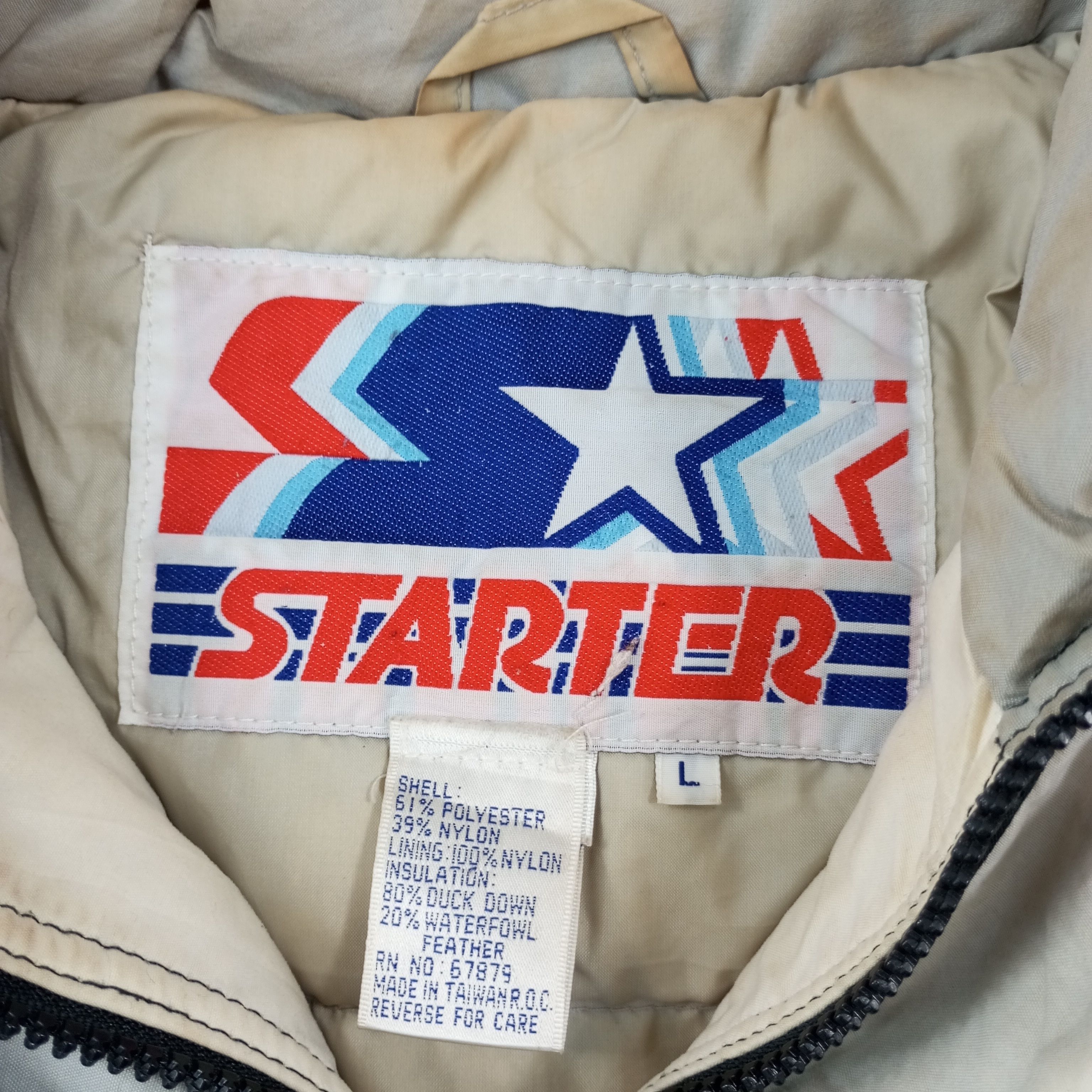 NFL × Starter × Vintage Raiders NFL American Football Team Jacket c230n24 Size US XXL / EU 58 / 5 - 7 Thumbnail