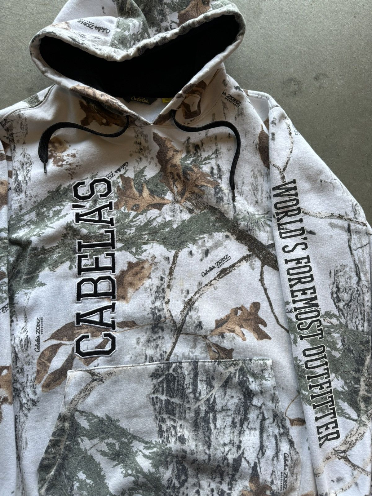 Cabelas Camo Streetwear Cabelas white camo hoodie Grailed