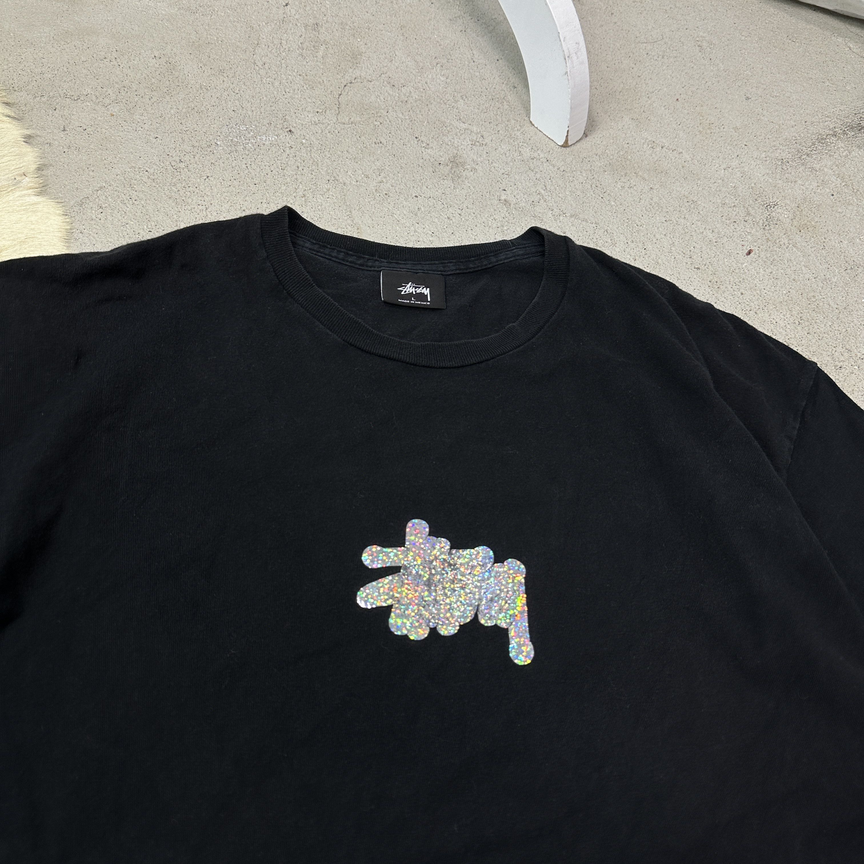 Stussy Vintage Streetwear Sporty Stussy Holo Logo T-shirt Y2K Size US L / EU 52-54 / 3 - 2 Thumbnail