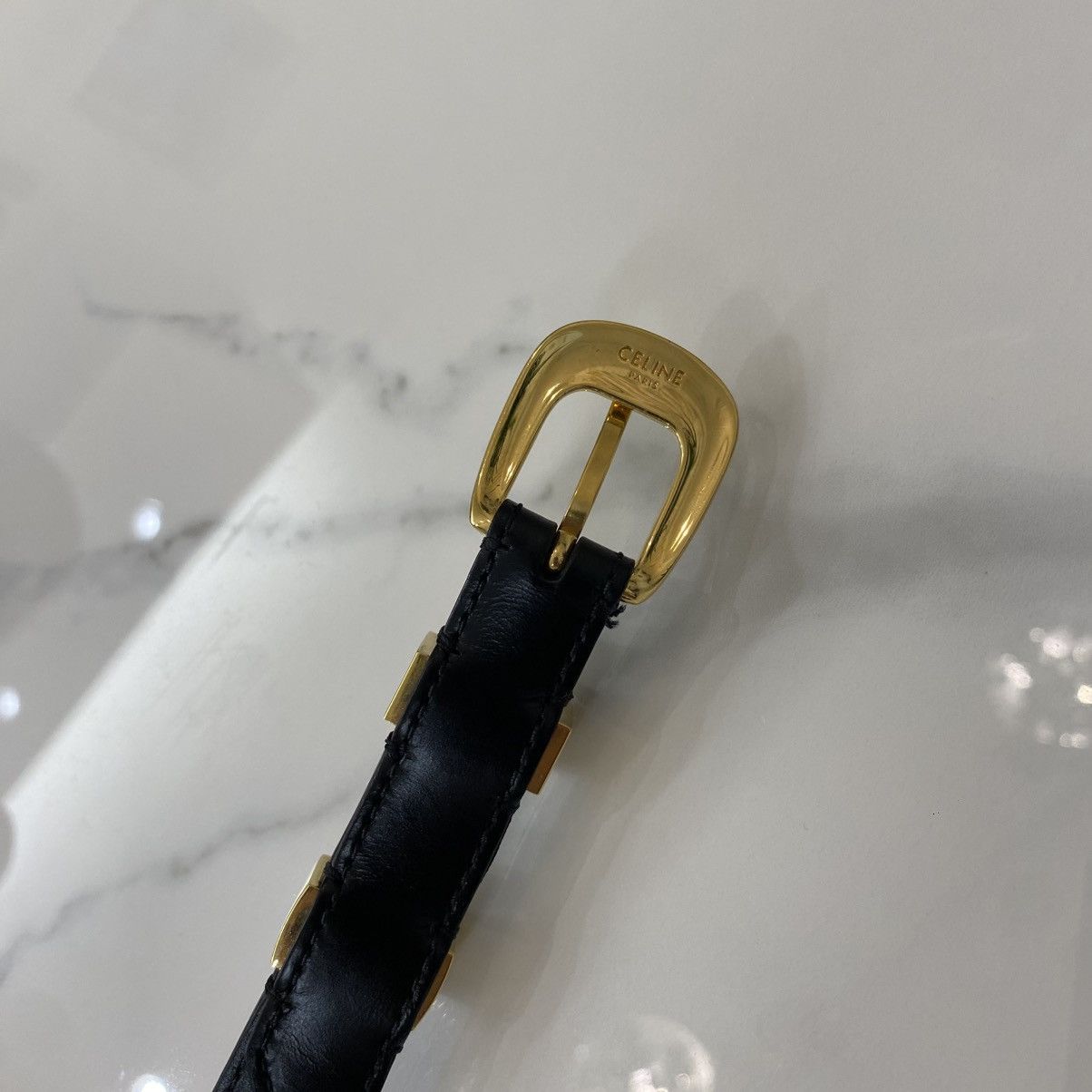 Celine CELINE Belt gold Size 30 - 4 Thumbnail