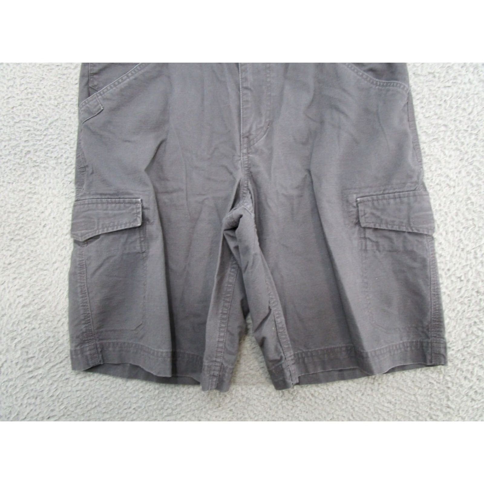Vintage Field & Stream Cargo Shorts Mens Gray 100% Cotton Size 32 Outdoor Hiking Fishing Size US 32 / EU 48 - 2 Thumbnail