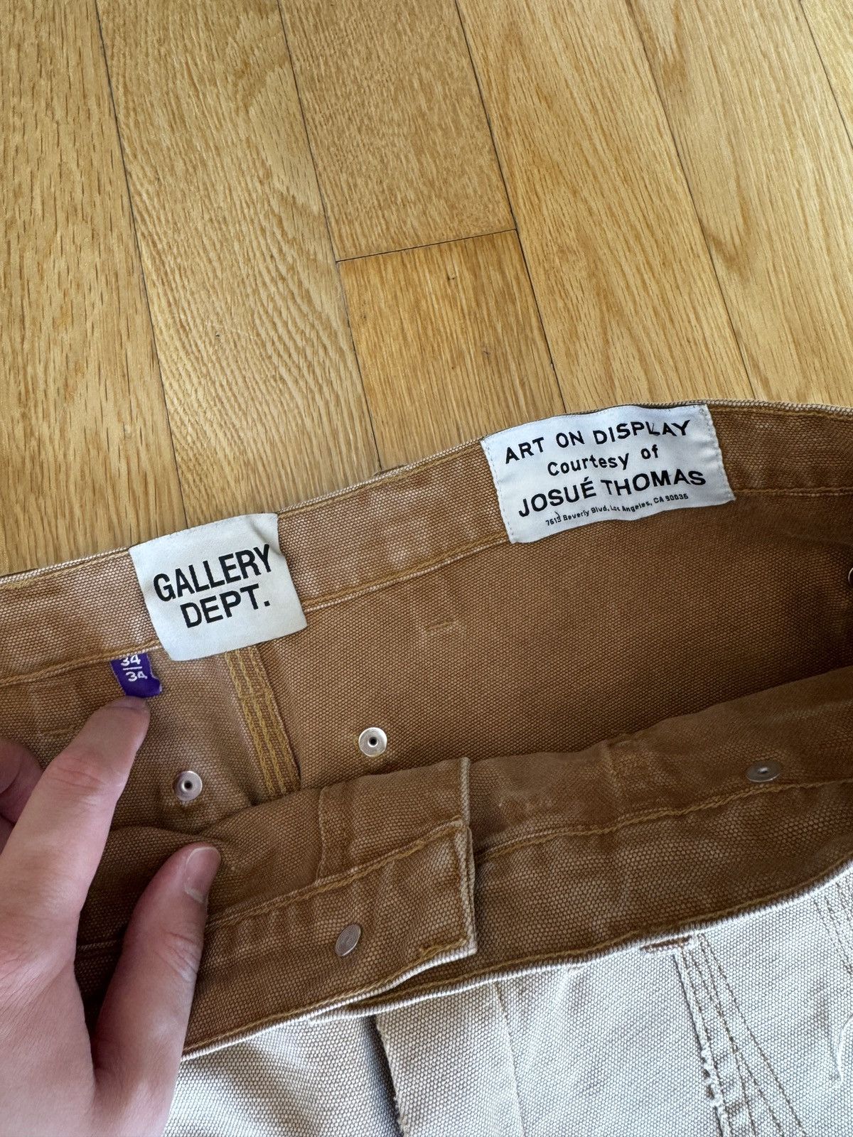 Gallery Dept. Gallery Dept Branko Carpenter Pants Tan 34/34 Size US 34 / EU 50 - 4 Thumbnail