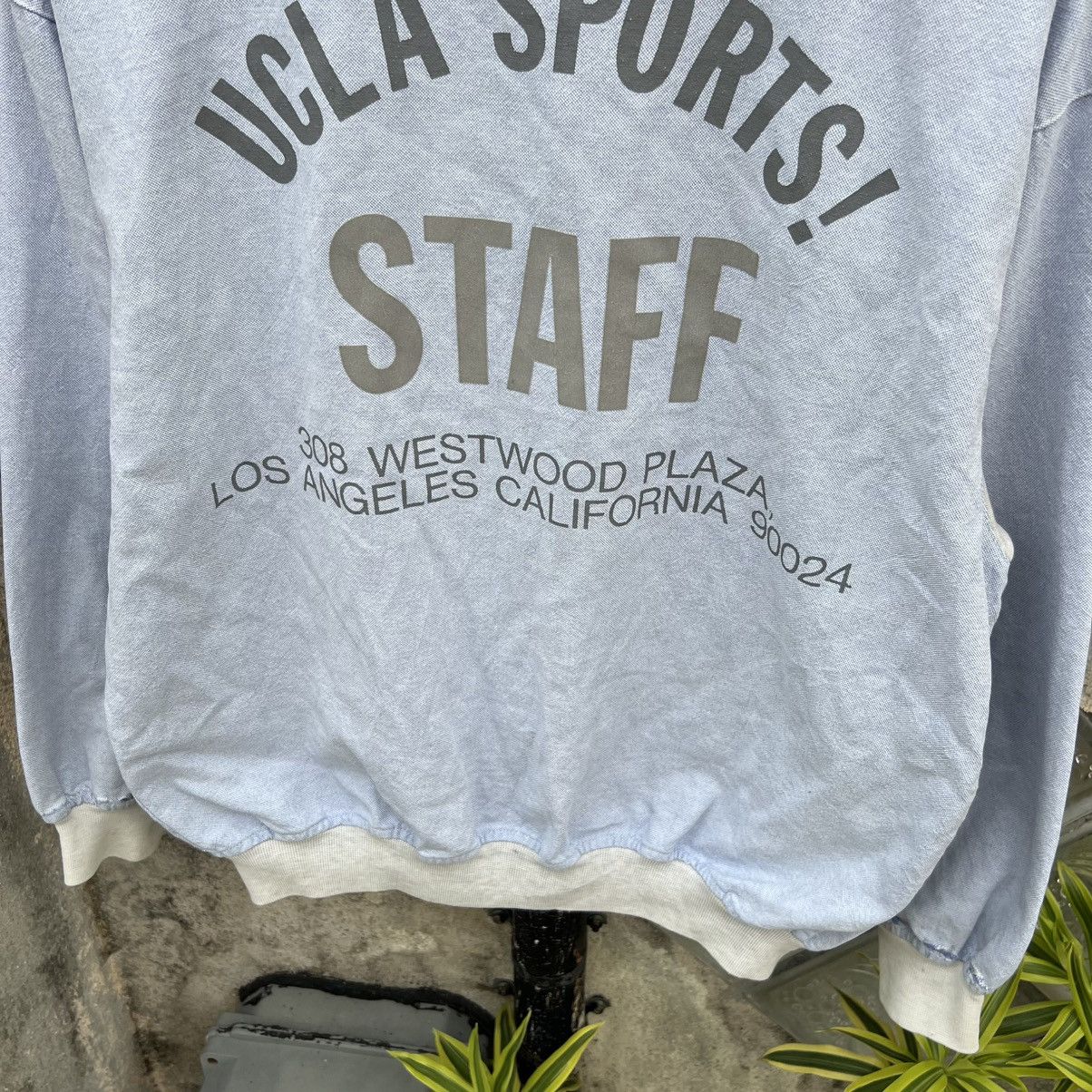 Vintage “VINTAGE” UCLA STAFF DISTRESS ZIP UP BLUE JACKET Size US M / EU 48-50 / 2 - 17 Thumbnail
