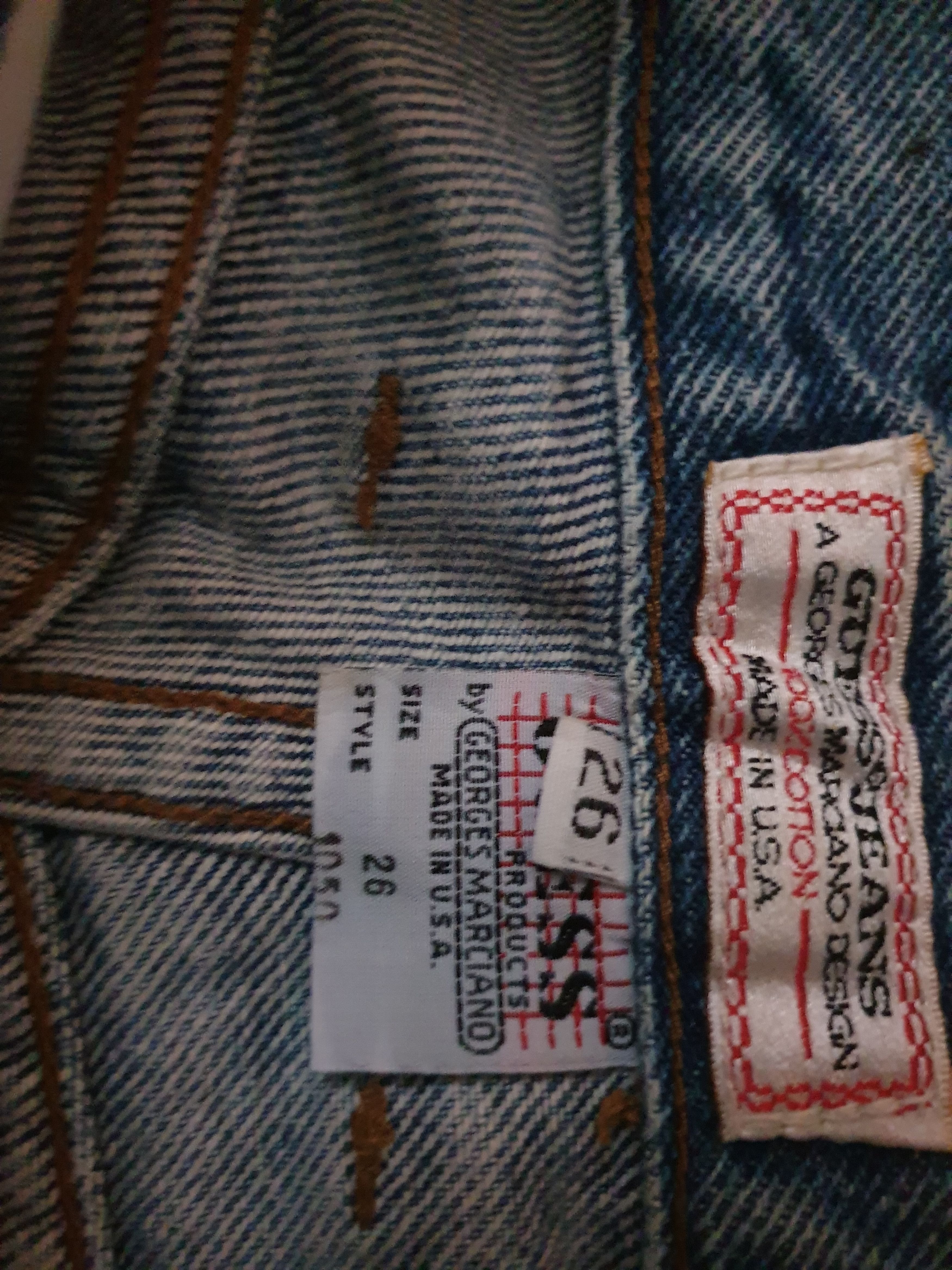 Guess Vintage Guess Made in USA Denim Jeans Size 23" - 2 Thumbnail
