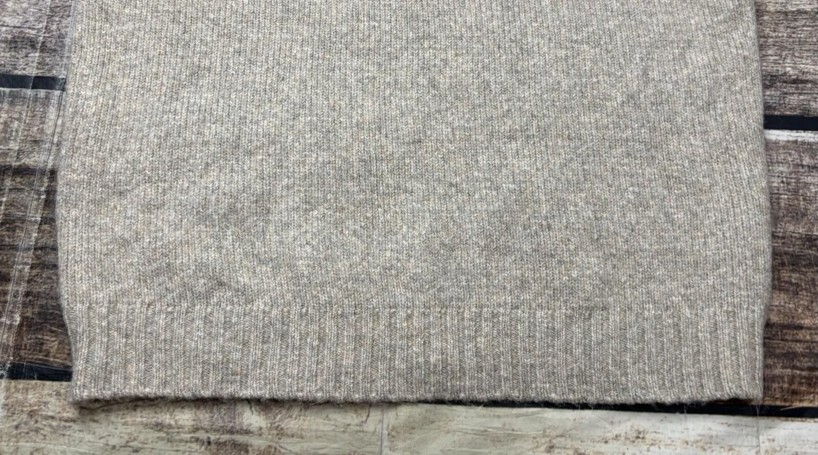Alpha Industries Industry Sweater Mens Large Chunky Knit Crew Neck Beige Size US L / EU 52-54 / 3 - 5 Thumbnail