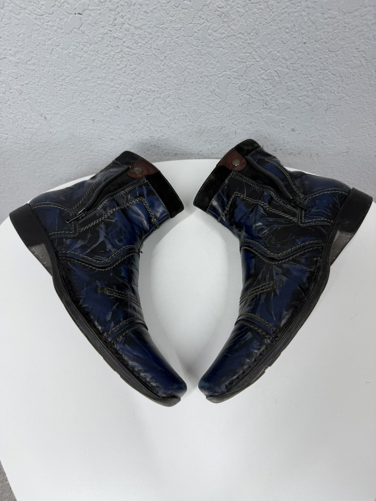 If Six Was Nine Vintage Italian AS 98 Like Guidi 795v Leather Biker Boots Size US 10 / EU 43 - 11 Thumbnail