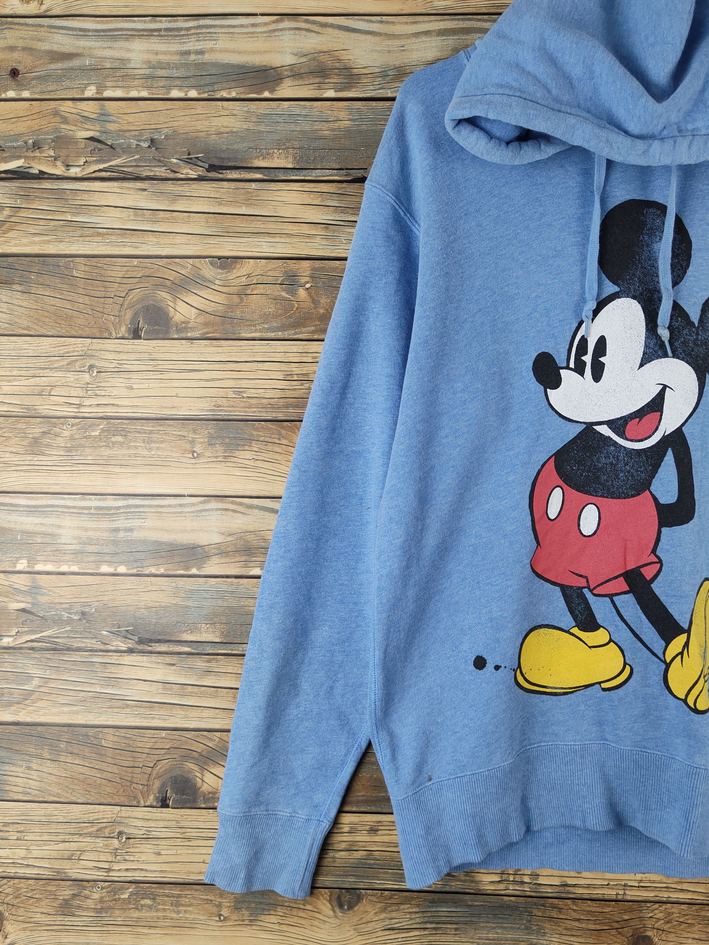 Disney DL Uniqlo Disney Blue Mickey Mouse Hoodie Sweatshirts #2506 Size US L / EU 52-54 / 3 - 3 Thumbnail