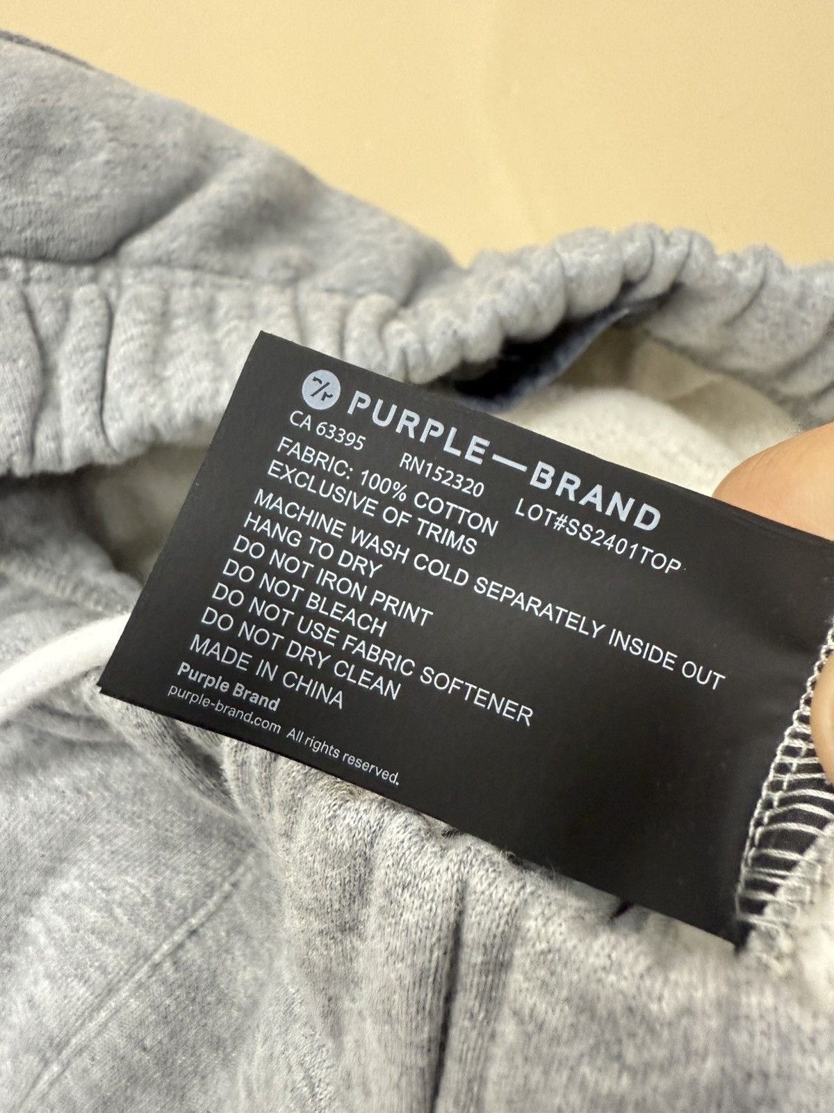 Purple Brand Purple Brand Elephant Gray Size US 32 / EU 48 - 4 Thumbnail