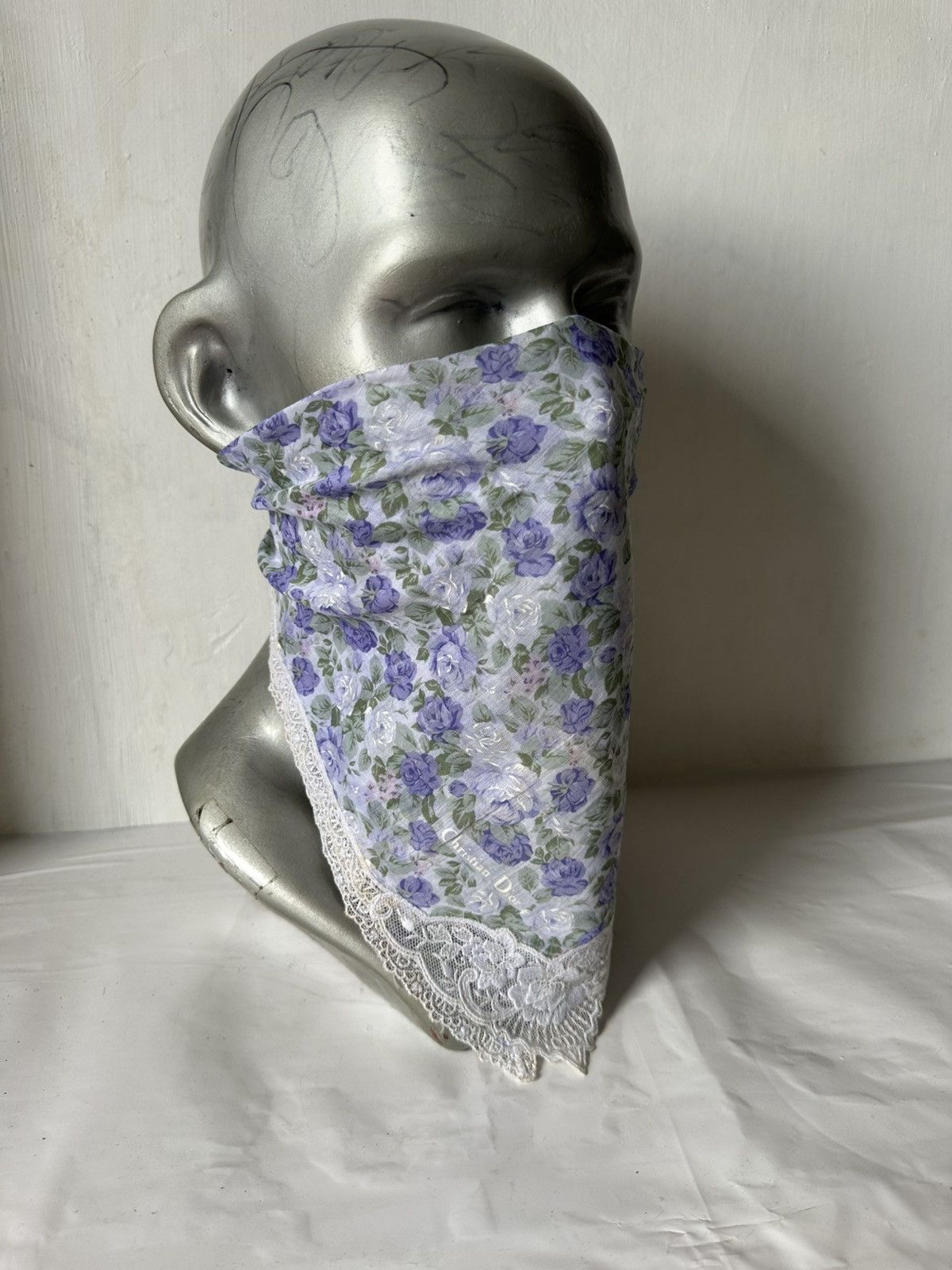 Vintage Vintage Christian Dior Handkerchief/ Neckerchief/ Bandana Size ONE SIZE - 7 Thumbnail
