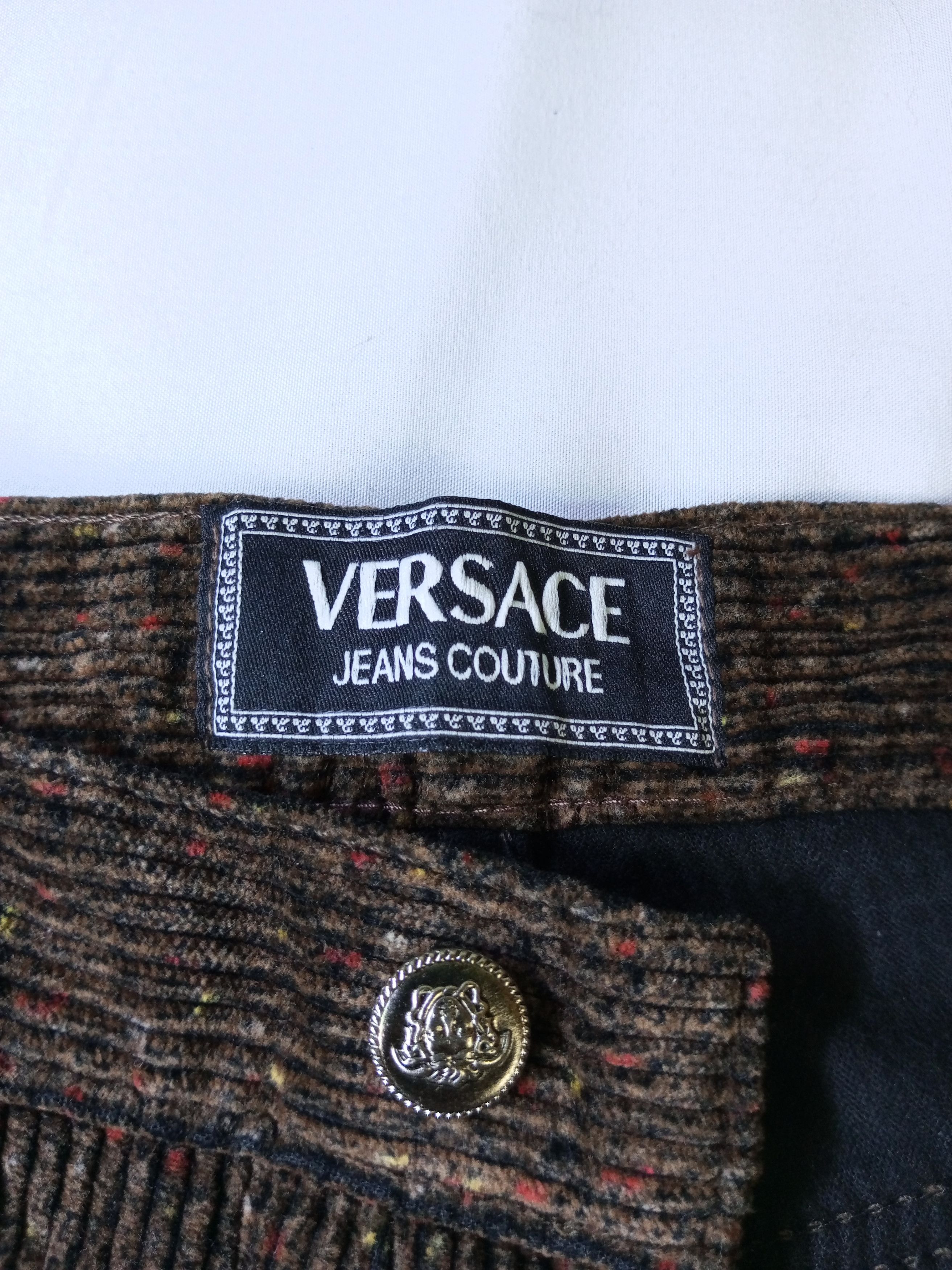 Versace Versace Jeans Couture Corduroy Men Long Pant Size US 33 - 6 Thumbnail