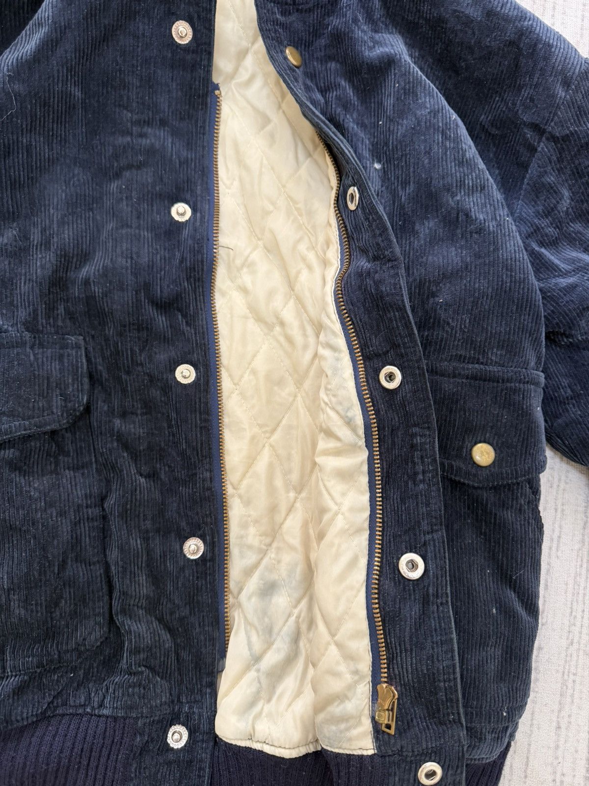 Big John Vintage 80s big john velvet bomber jacket Size US L / EU 52-54 / 3 - 7 Thumbnail