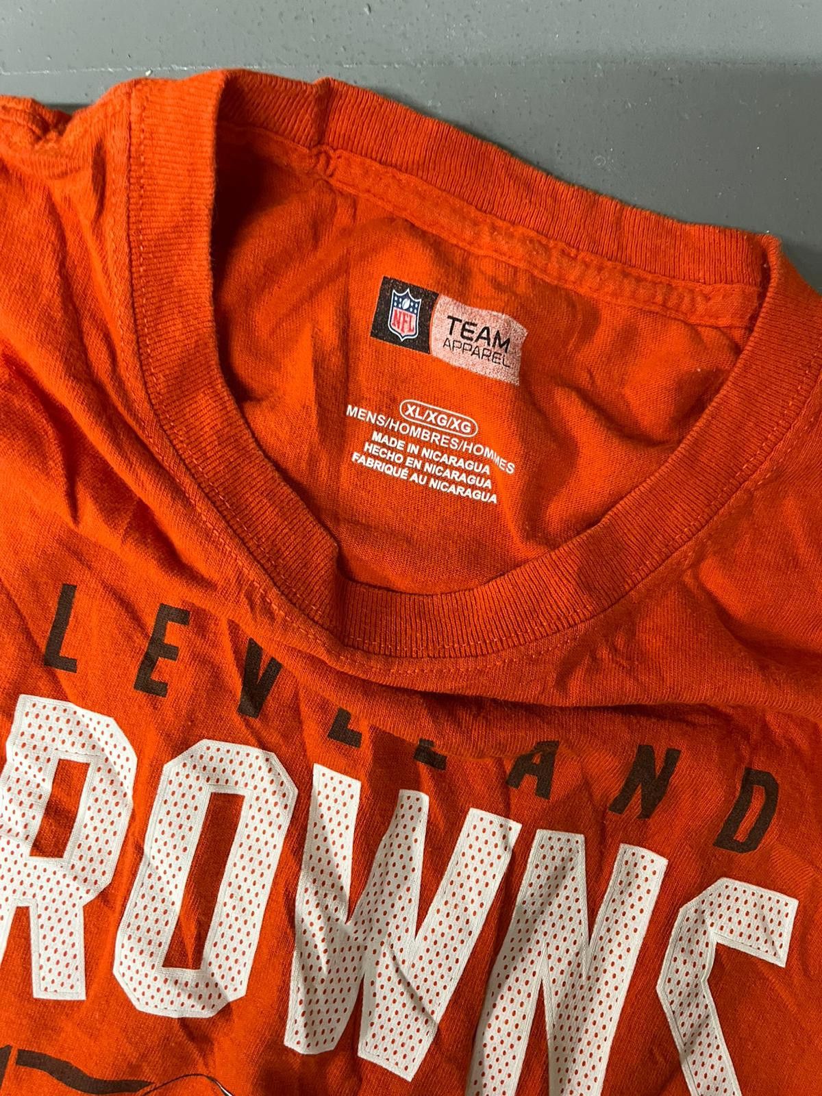 Designer Cleveland Browns NFL Team Orange T-Shirt Size US XL / EU 56 / 4 - 3 Thumbnail