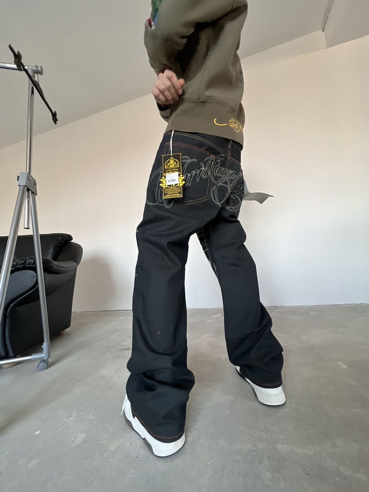 Christian Audigier New Christian Audigier Jeans Baggy Skate Fit Size US 36 / EU 52 - 14 Thumbnail