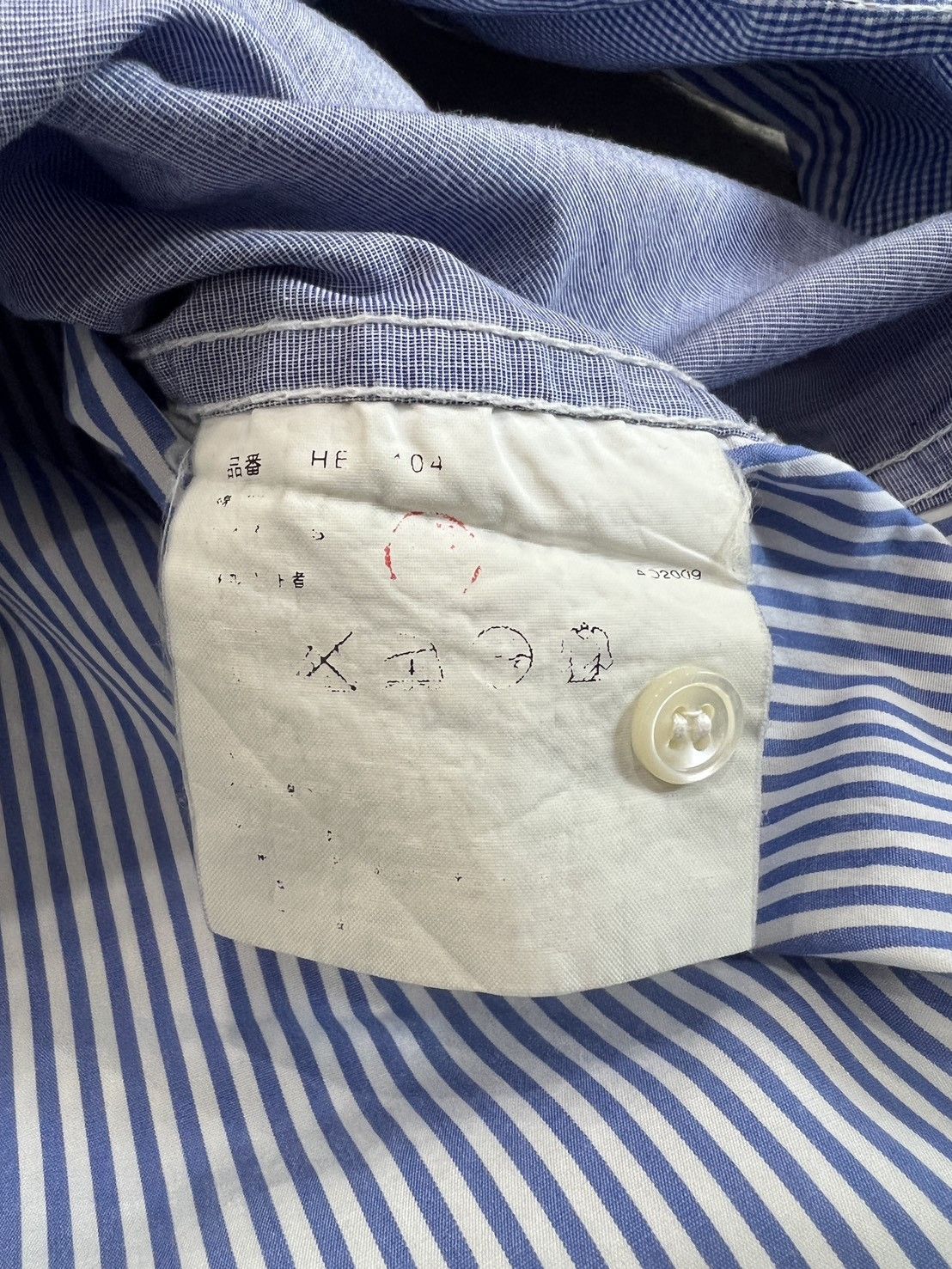 Comme des Garcons Comme des Garçons Homme patchwork striped shirt Size US S / EU 44-46 / 1 - 7 Thumbnail