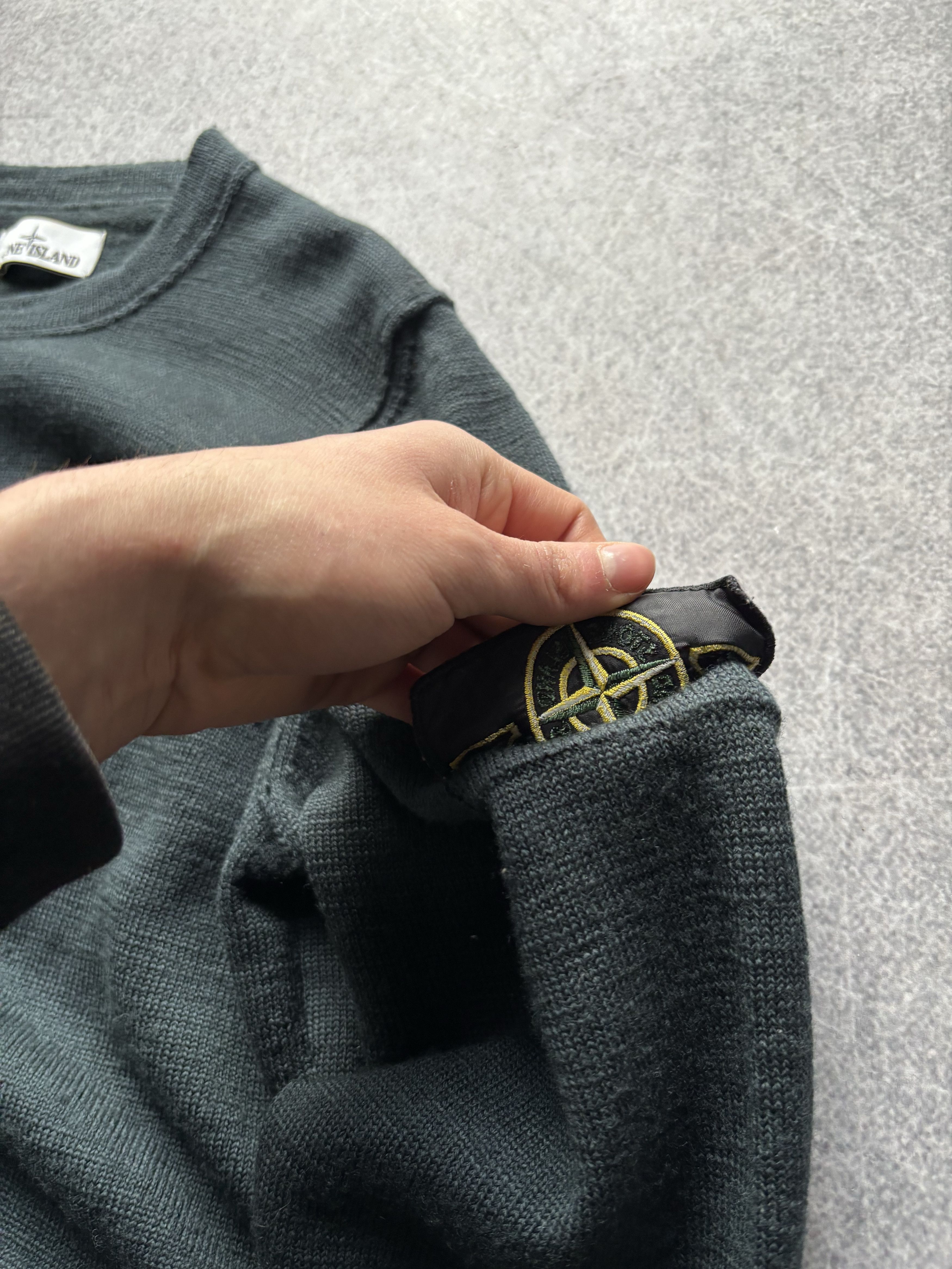 Stone Island Vintage Stone Island Pullover Wool Sweater Mens Authentic Size US M / EU 48-50 / 2 - 9 Thumbnail