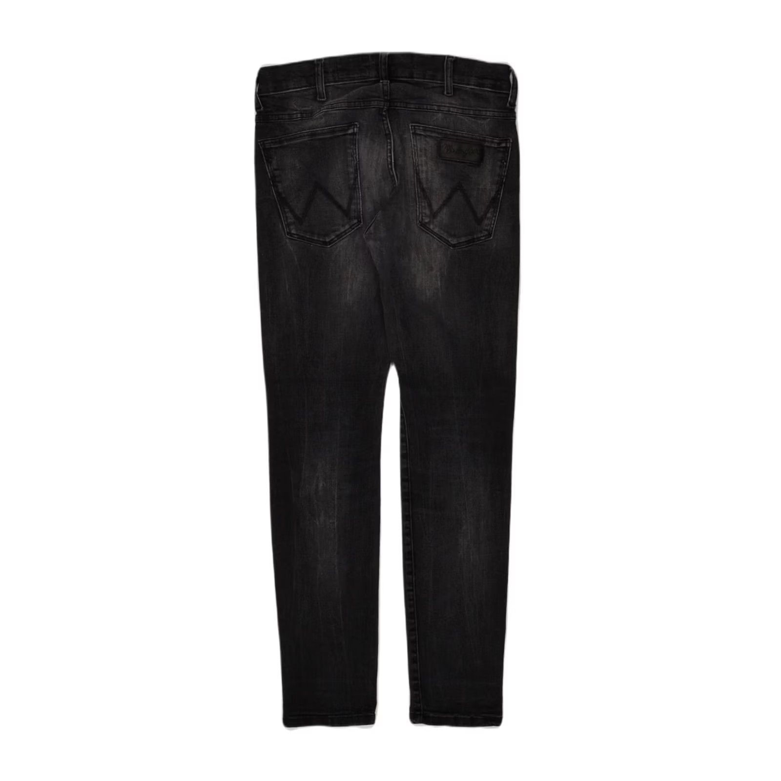 Wrangler WRANGLER Womens Bryson Skinny Jeans Black Cotton W30 L30 Size 30" / US 8 / IT 44 - 2 Thumbnail
