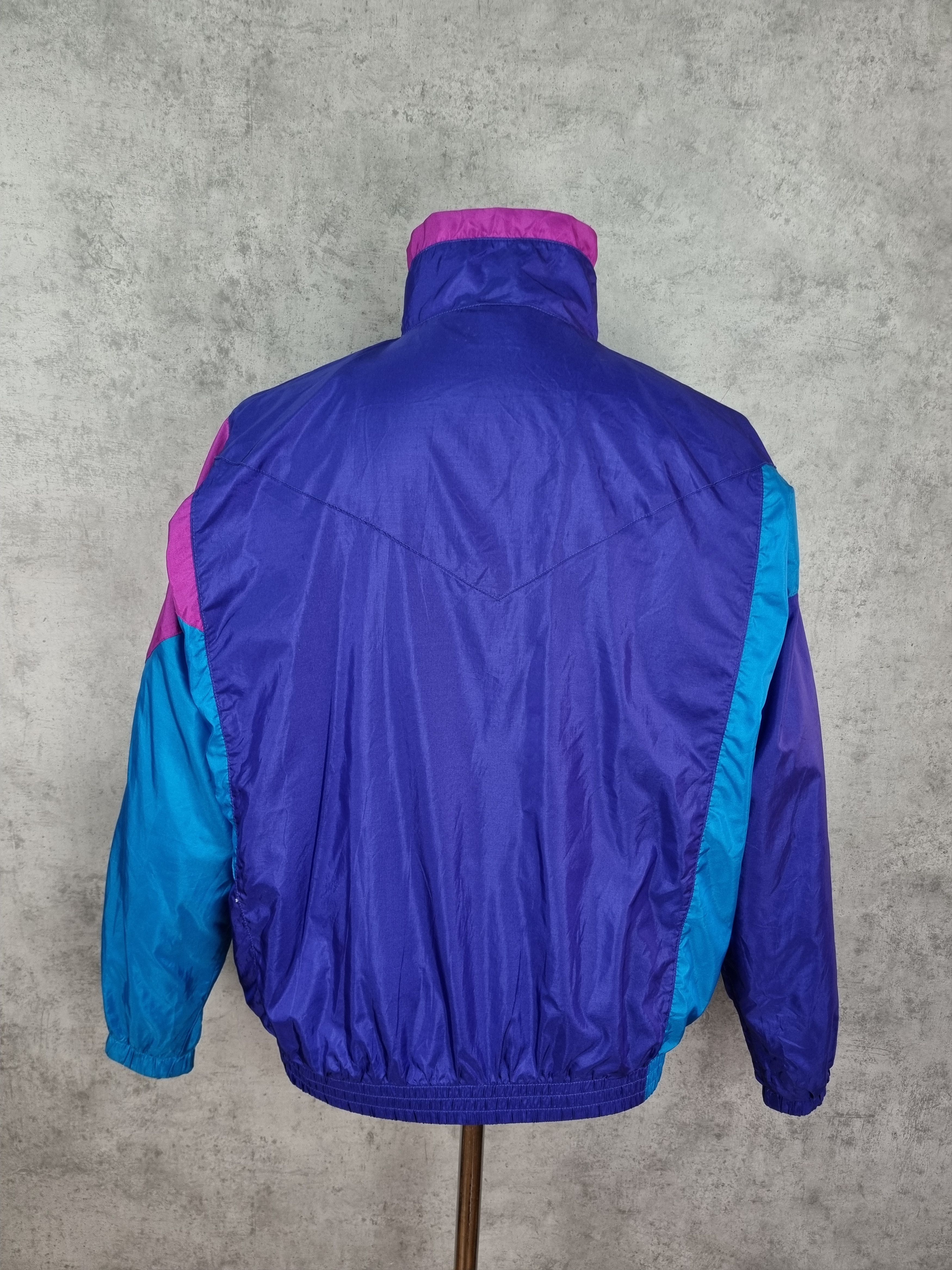 Nike × Vintage 90s Nike Vintage Nylon Attractive Track Top Size US L / EU 52-54 / 3 - 4 Thumbnail
