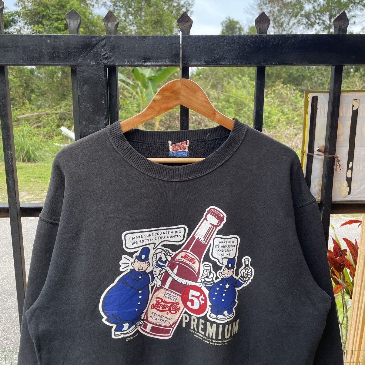 Pepsi 🔥Vintage 90s Pepsi Cola Carbonate Drink Distress Sweatshirts Size US M / EU 48-50 / 2 - 4 Thumbnail