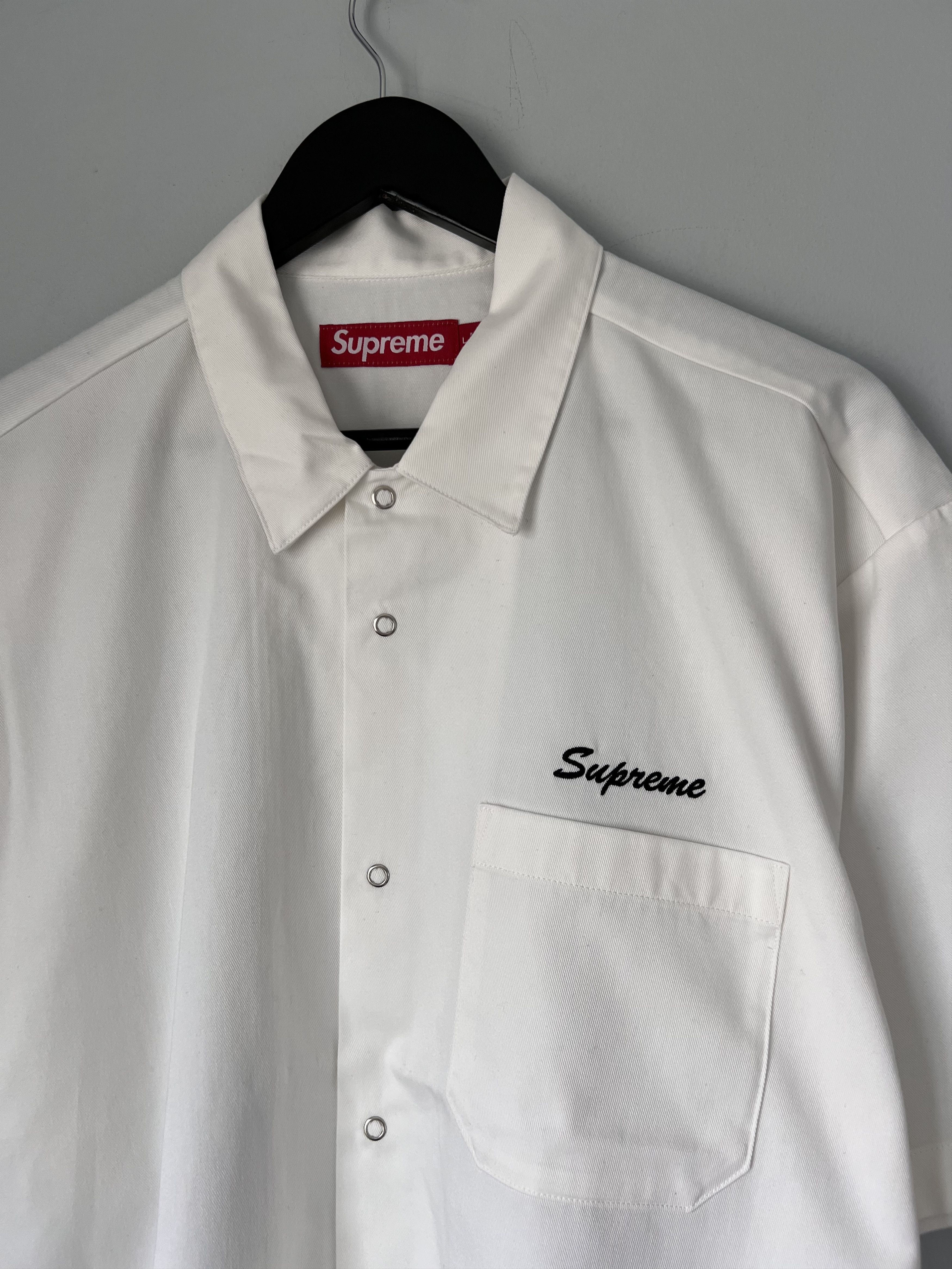 Supreme Supreme Margaret Keane Teardrop Work Shirt in White Size US L / EU 52-54 / 3 - 4 Thumbnail
