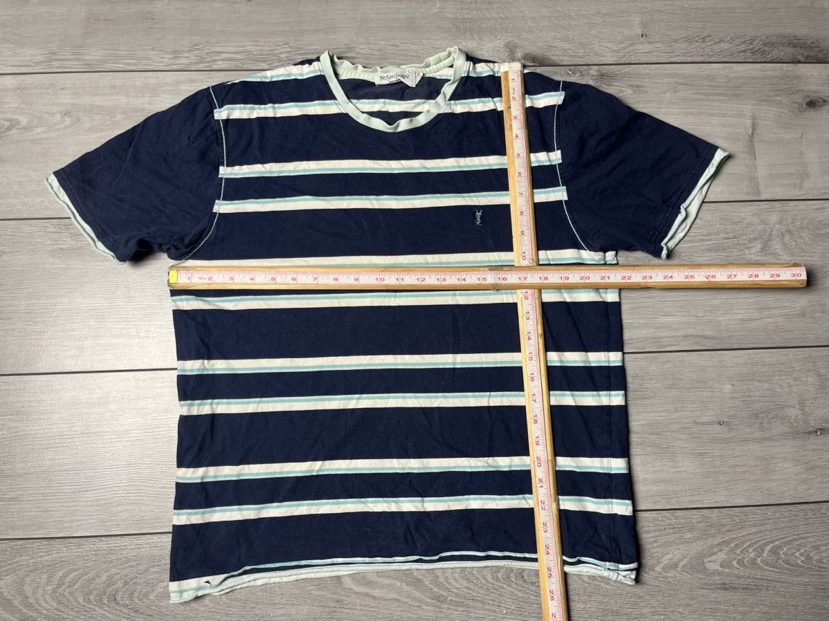 Yves Saint Laurent Yves saint Laurent Tshirt striped size XLarge Size US XL / EU 56 / 4 - 6 Thumbnail