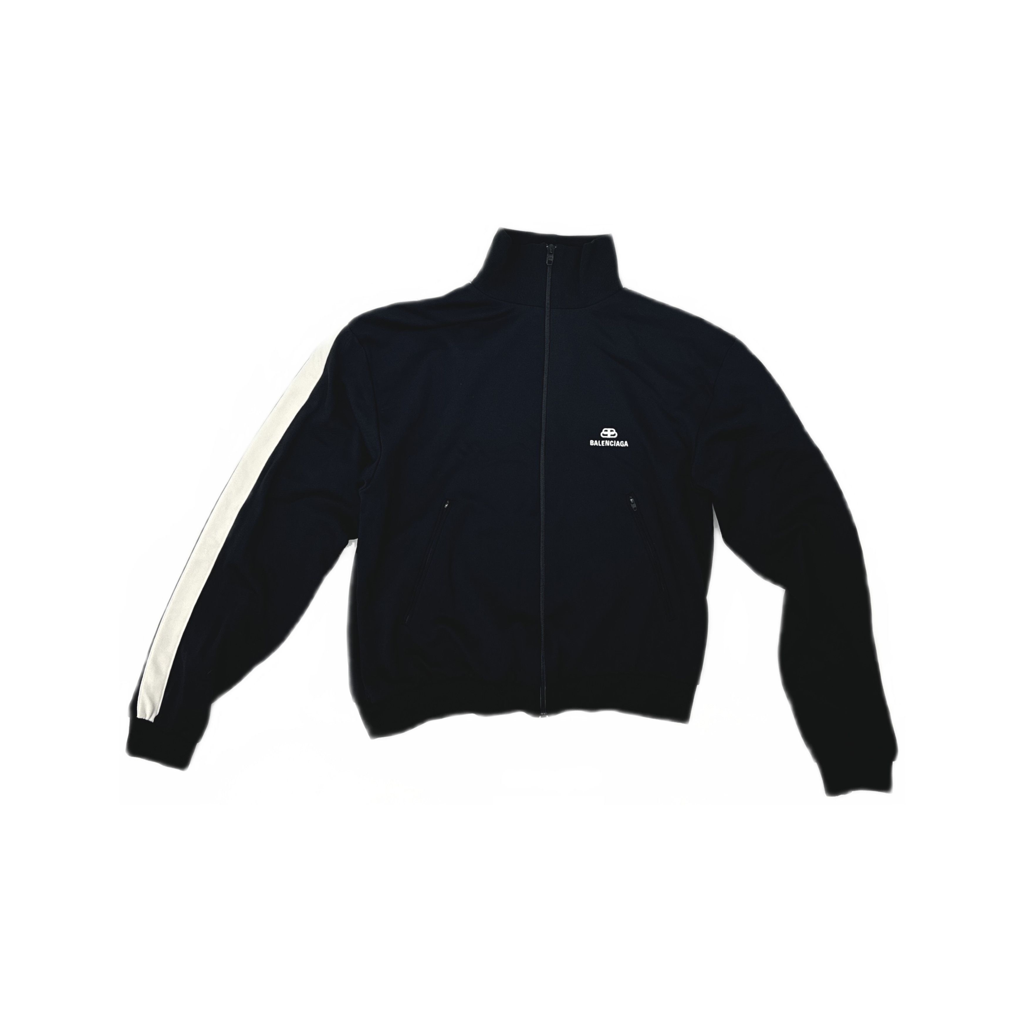 Balenciaga Balenciaga Logo Zip-Up Track Jacket Size M Size US M / EU 48-50 / 2 - 1 Thumbnail