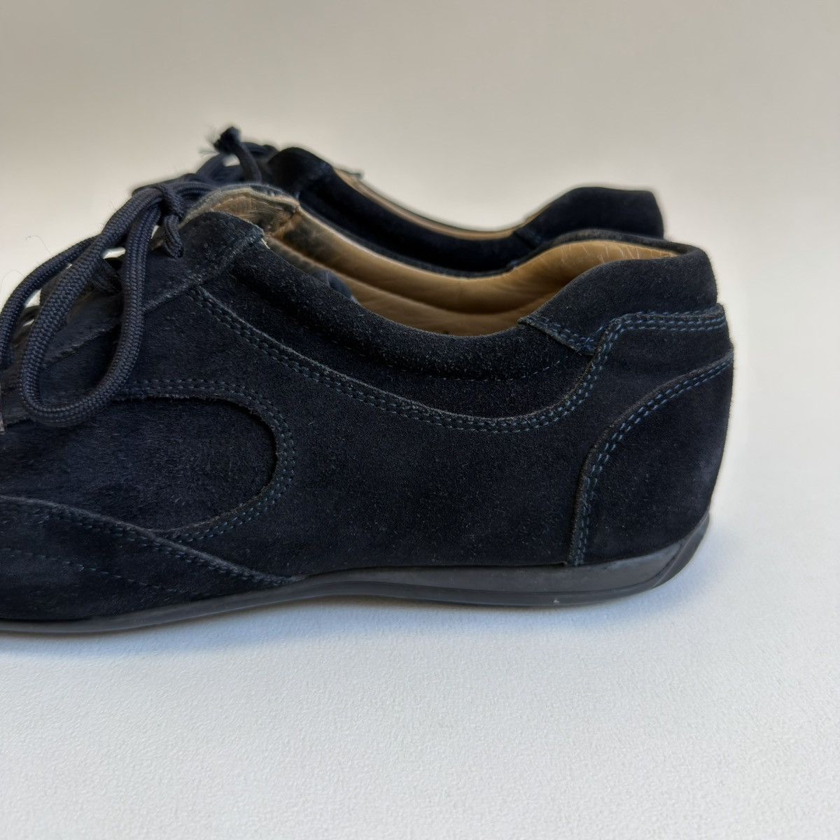 Prada OG Black Suede ‘Montecarlo’ Sneakers Size US 8 / EU 41 - 19 Thumbnail