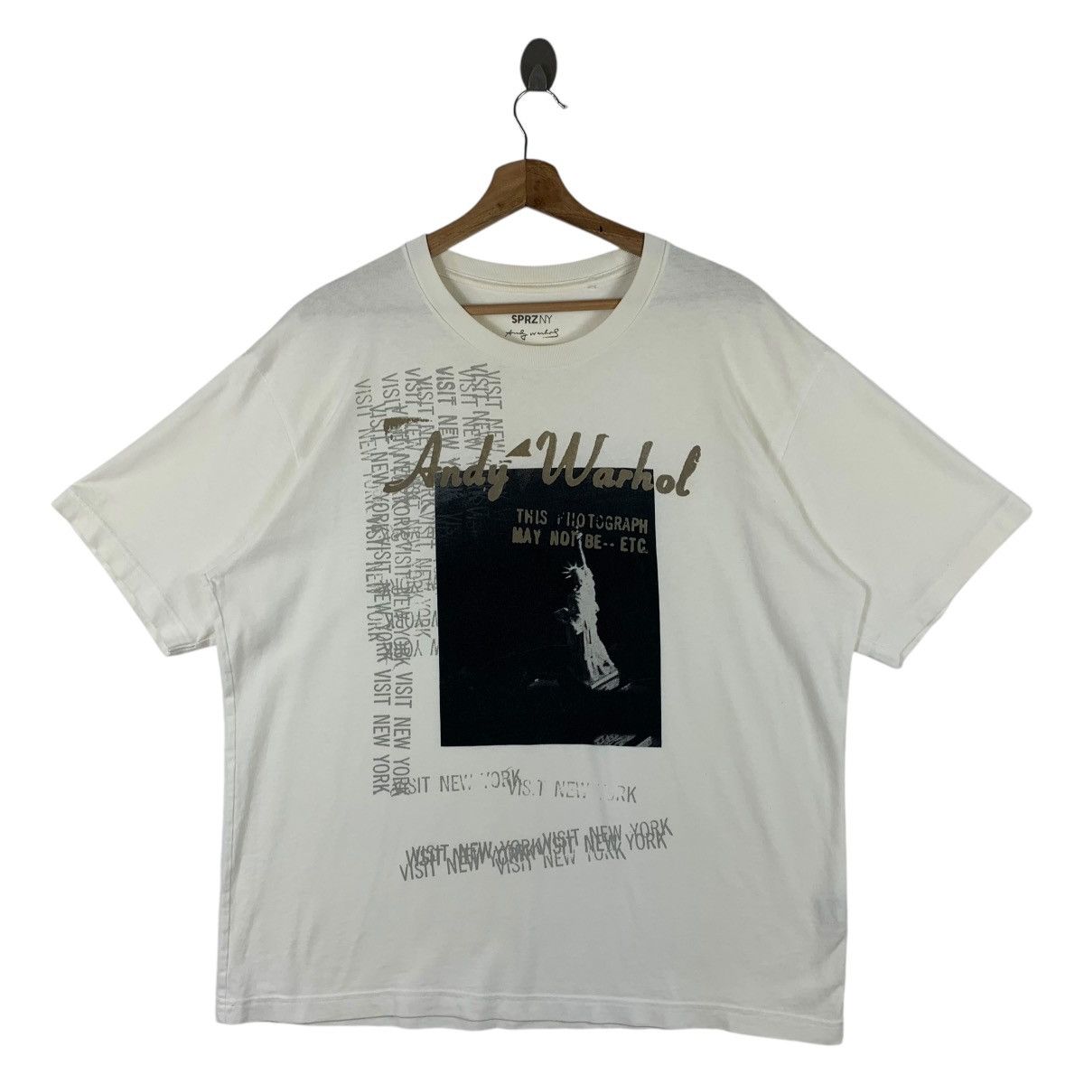 Andy Warhol × Japanese Brand ANDY WARHOL photo printed pop art tee Size US XL / EU 56 / 4 - 1 Thumbnail