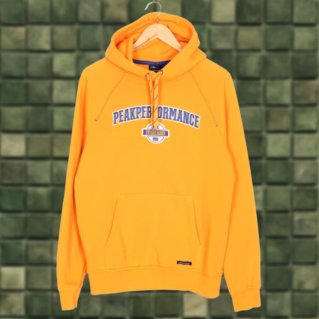 Peak Performance PEAK PERFORMANCE Edvin Pullover Hoodie Sweatshirt Men L Orange VR3704 Size US L / EU 52-54 / 3 - 1 Thumbnail