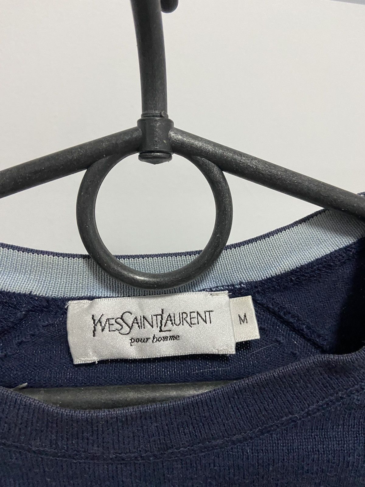 Yves Saint Laurent Yves Saint Laurent Vintage Longsleeve YSL Logo Y2K Size US M / EU 48-50 / 2 - 4 Thumbnail