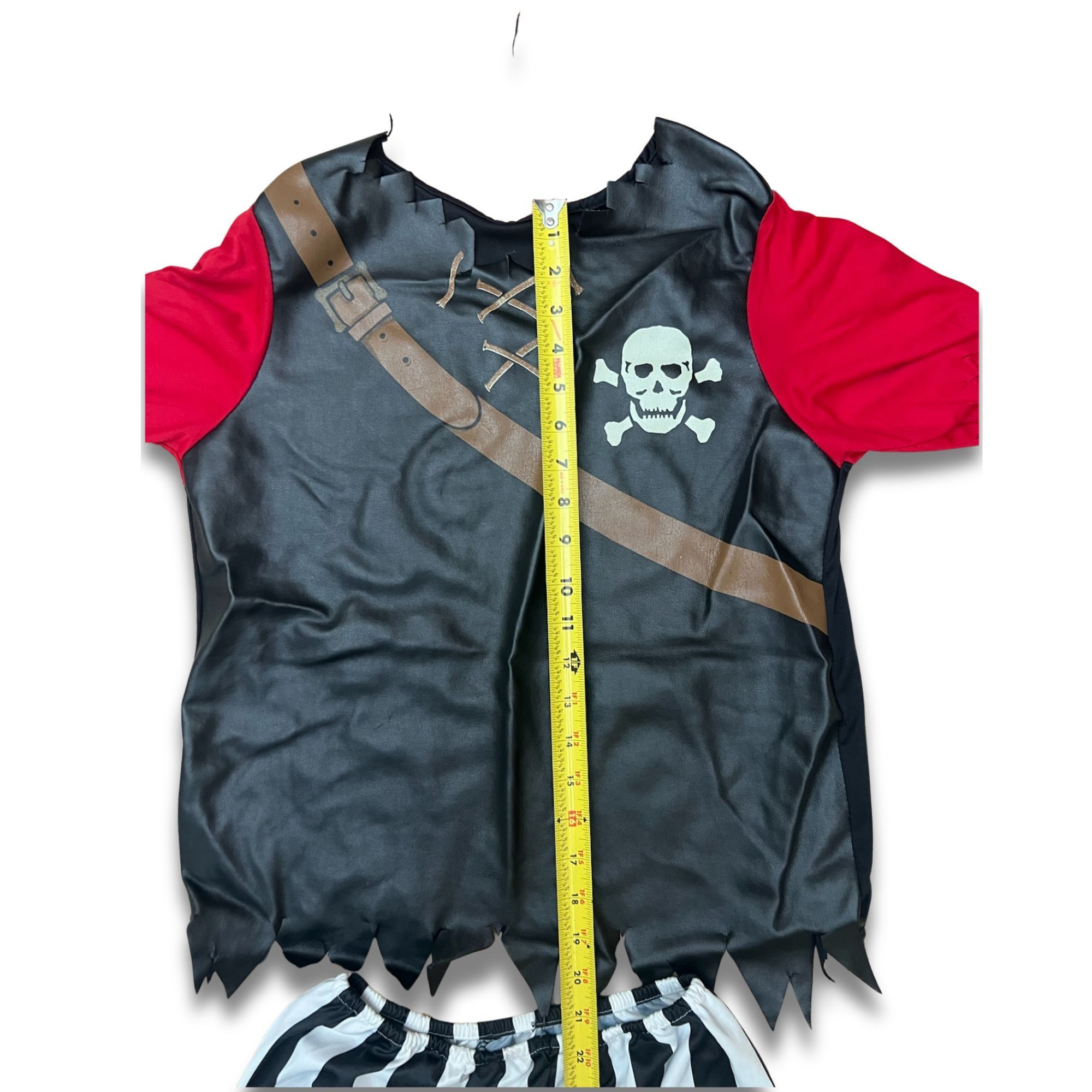 Other Kids Pirate Halloween Costume Set With Skull Top & Striped P Size US M / EU 48-50 / 2 - 4 Thumbnail