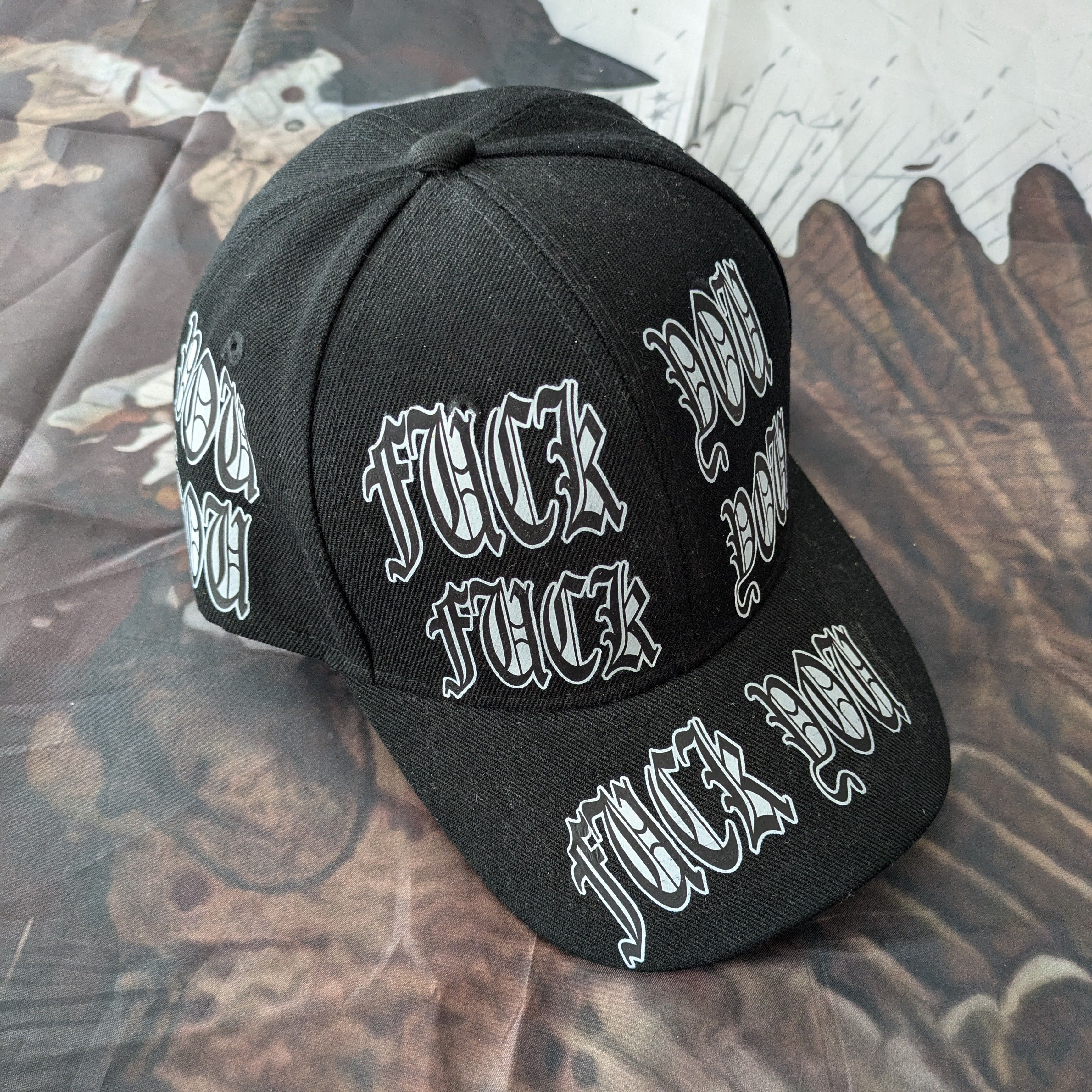 Other shitbysheff FUCK YOU Printed Cap Size ONE SIZE - 1 Thumbnail