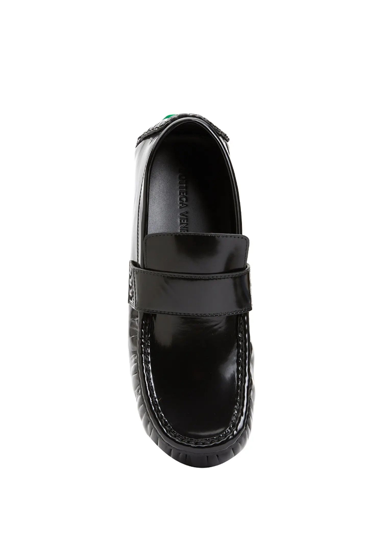 Bottega Veneta o1loc1c0125 741331 Ride Driver Loafers in Black/Green Size US 10 / EU 43 - 5 Thumbnail