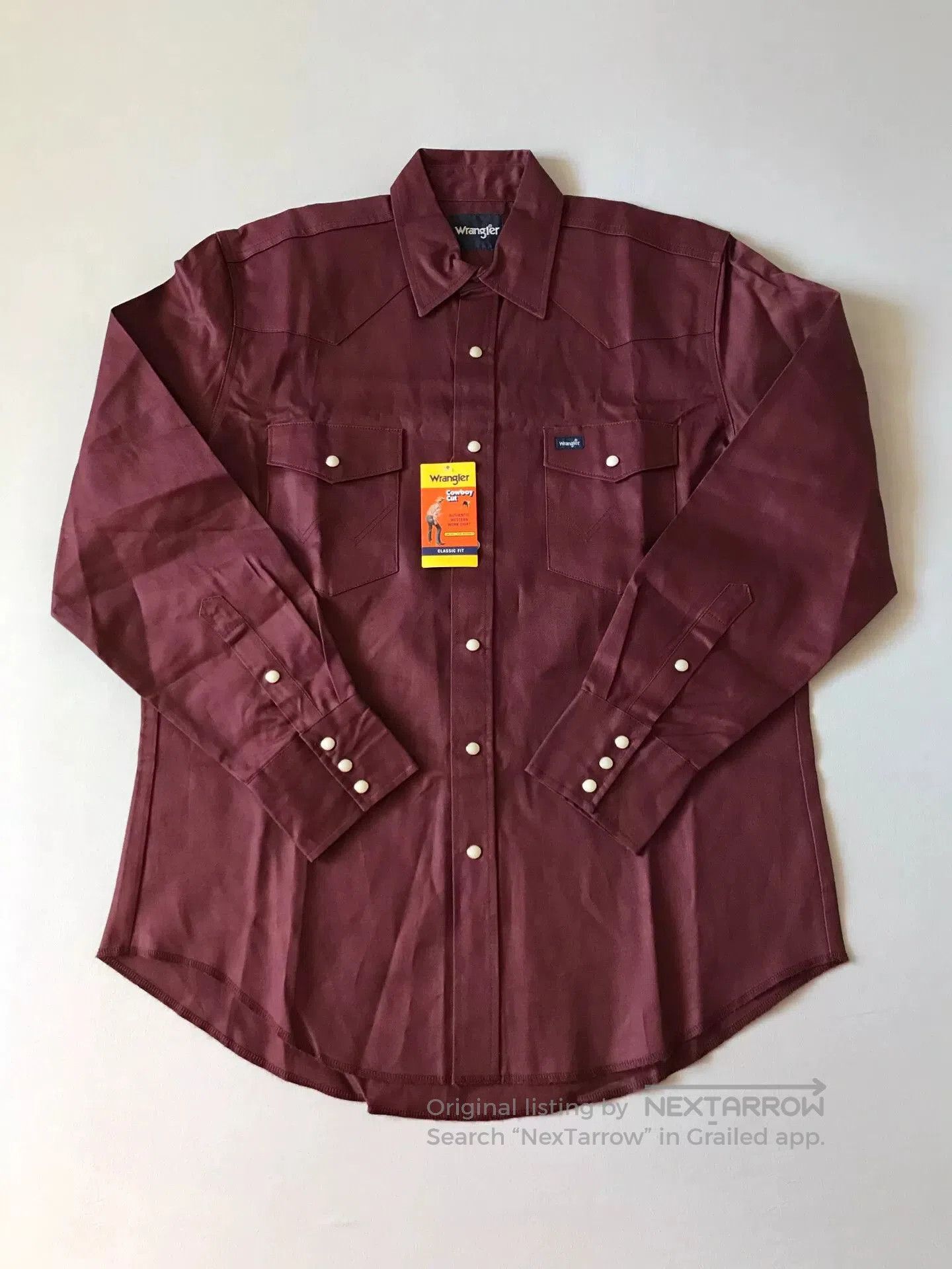 Wrangler Wrangler MS70719 Red Western Shirt. Size US L / EU 52-54 / 3 - 1 Thumbnail