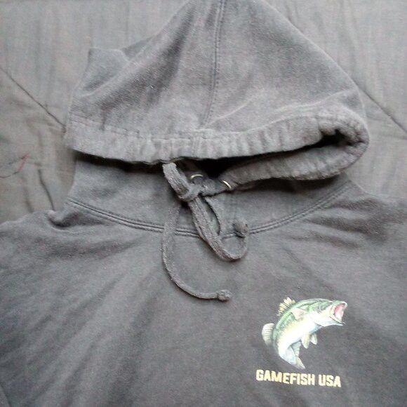 Other Gamefish USA Bass Fishing Hoodie Sweatshirt Size US XXL / EU 58 / 5 - 3 Thumbnail