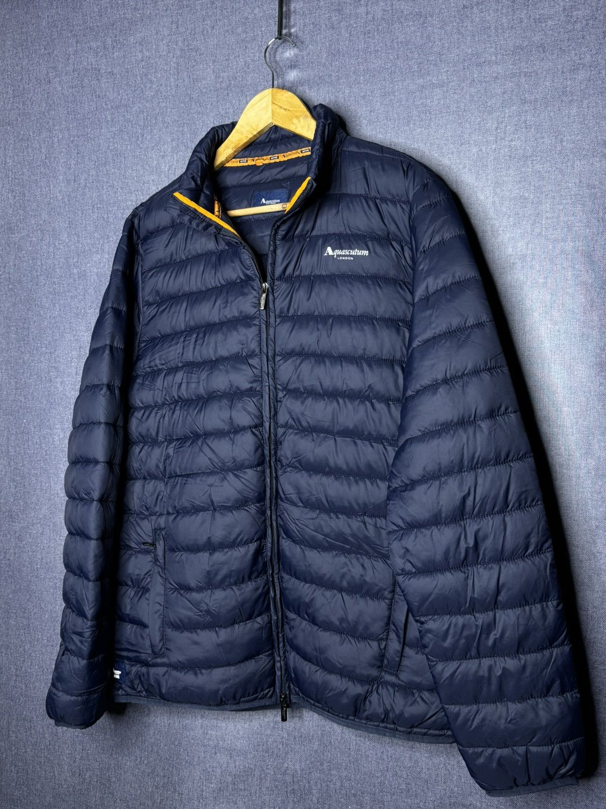 Aquascutum Aquascutum London Active Padded Puffer Down Jacket Navy Blue Size US XL / EU 56 / 4 - 1 Thumbnail