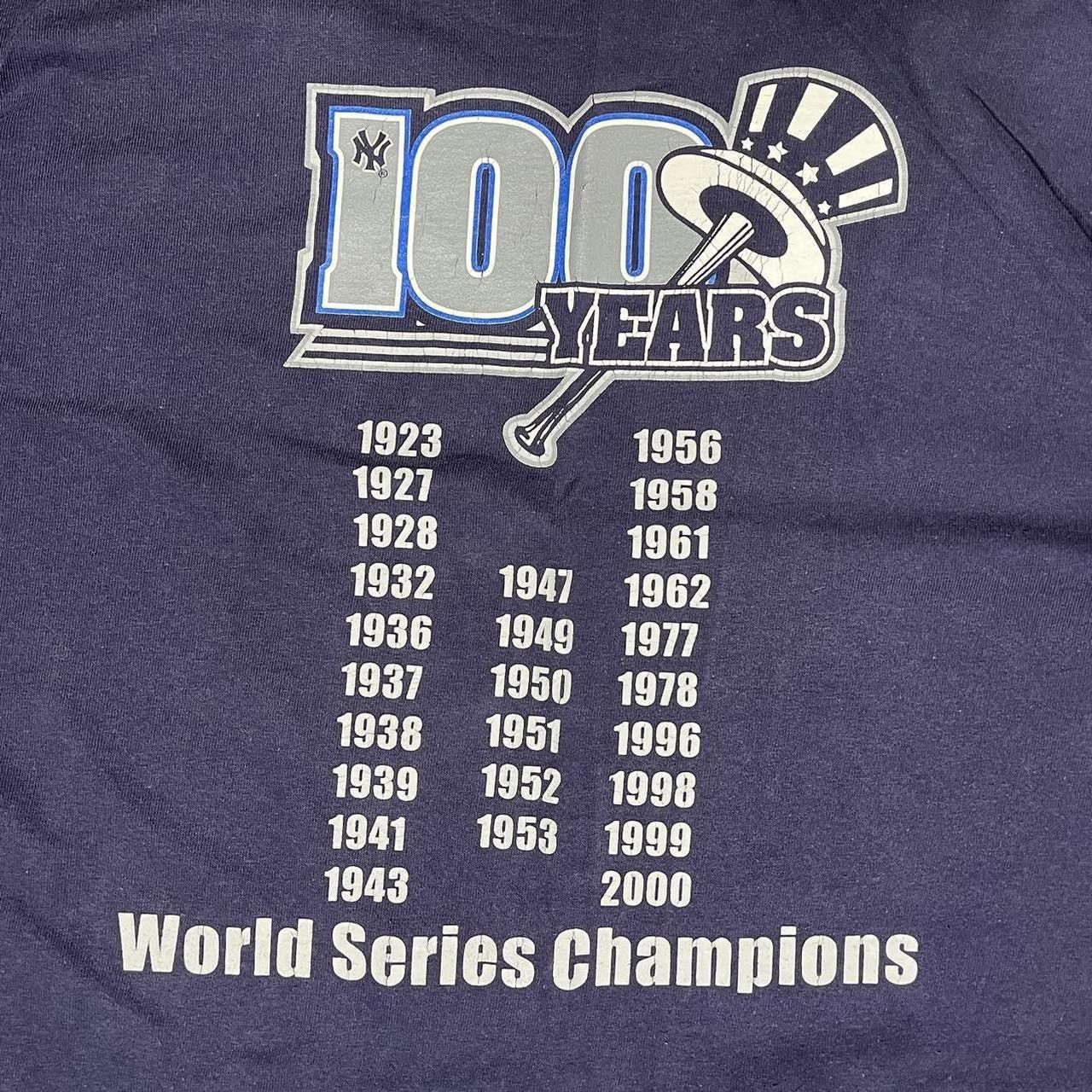 Adidas × New York Yankees × Vintage y2k yankees 100 years world series tee Size US L / EU 52-54 / 3 - 4 Thumbnail