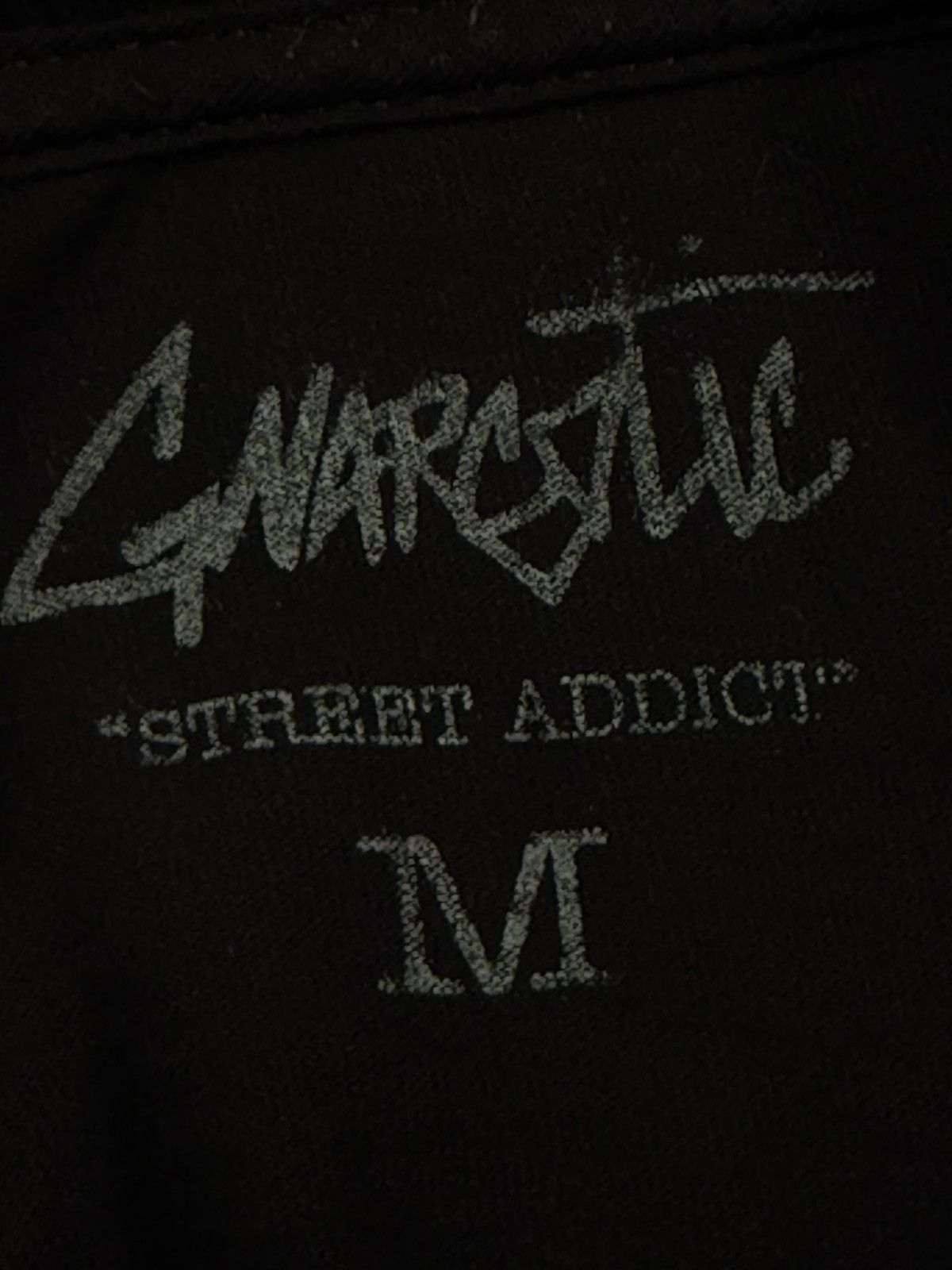 Gnarcotic Gnarcotic Black Skeleton Skull Gothic Logo Tee Black Medium Size US M / EU 48-50 / 2 - 4 Thumbnail