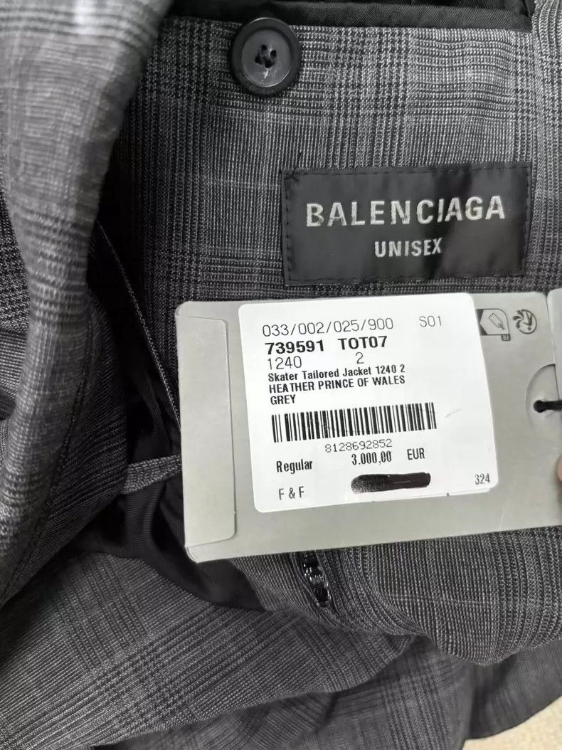 Balenciaga Balenciaga SS23 Graffiti Print Single Breasted Blazer jacke Size US M / EU 48-50 / 2 - 7 Thumbnail
