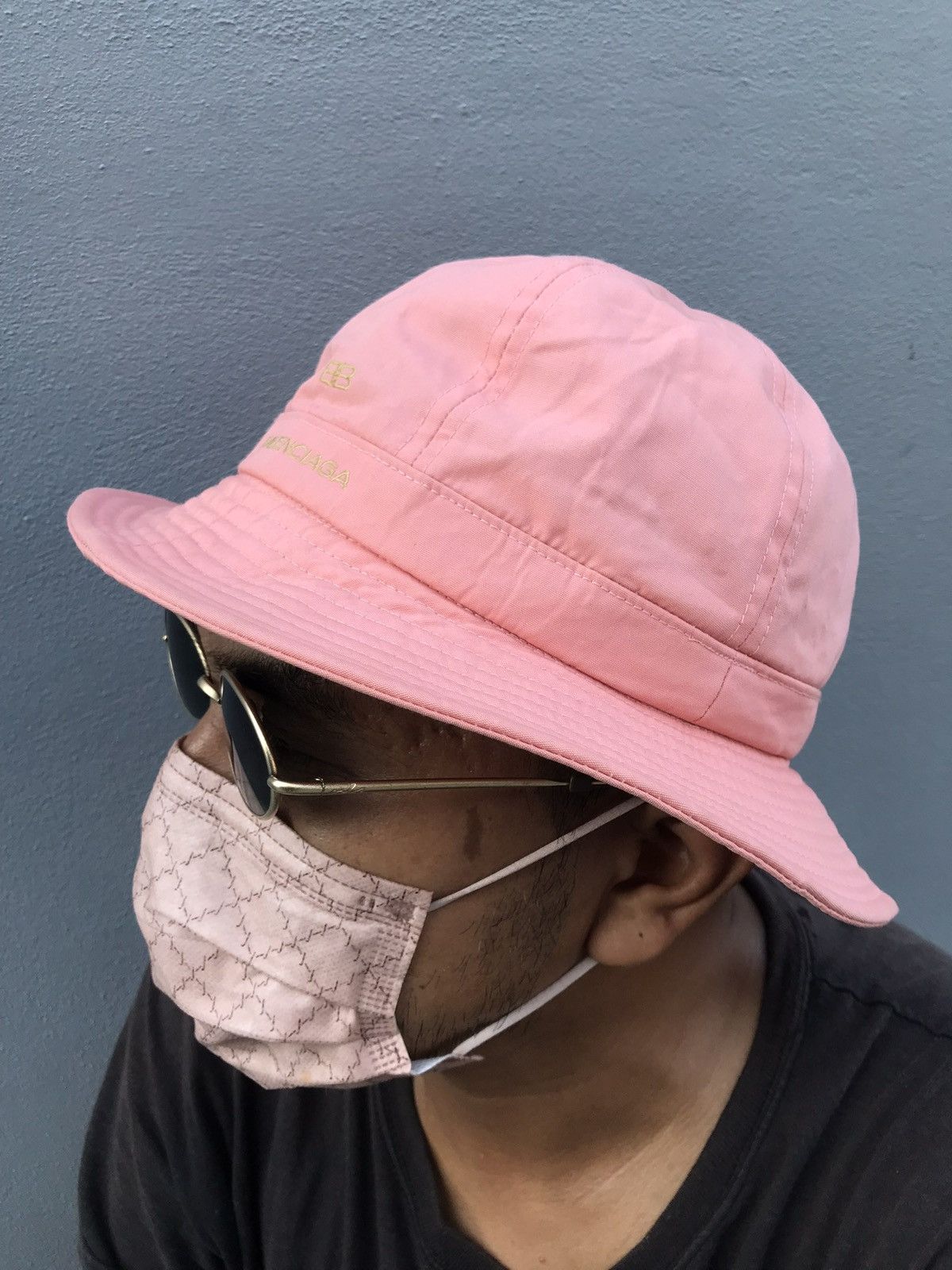 Balenciaga Vintage BALENCIAGA pink hat size L Size 26 - 6 Thumbnail