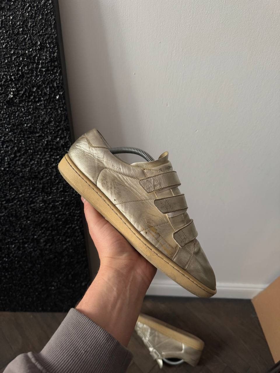 Hedi Slimane × Saint Laurent Paris SLP SL/11 Velcro Archive Hedi Slimane Archive rare LGB Size US 8 / EU 41 - 2 Thumbnail