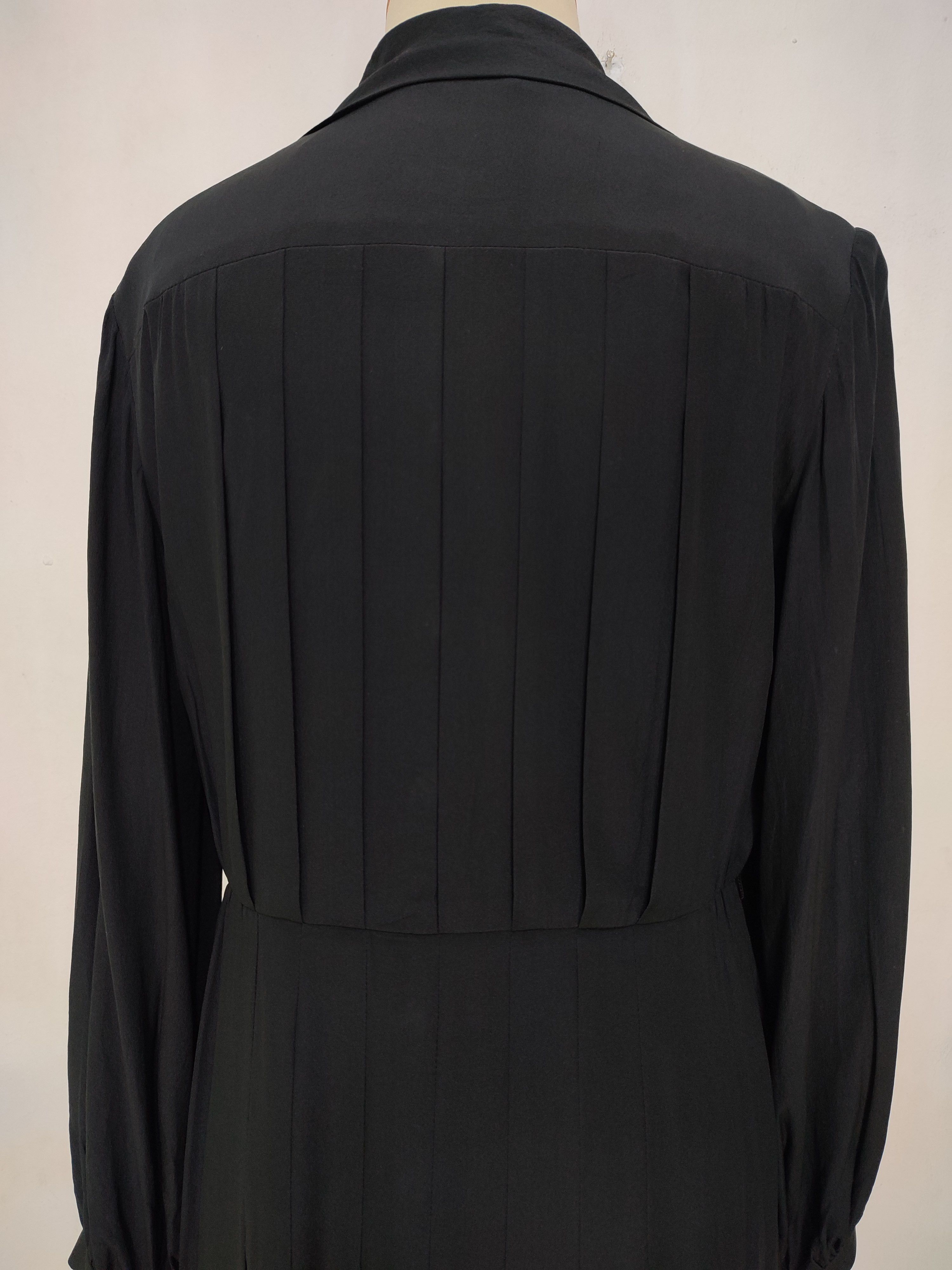 Pierre Balmain 80s Pierre Balmain-Archive Structured Waist Vertical Pleated Size L / US 10 / IT 46 - 5 Thumbnail