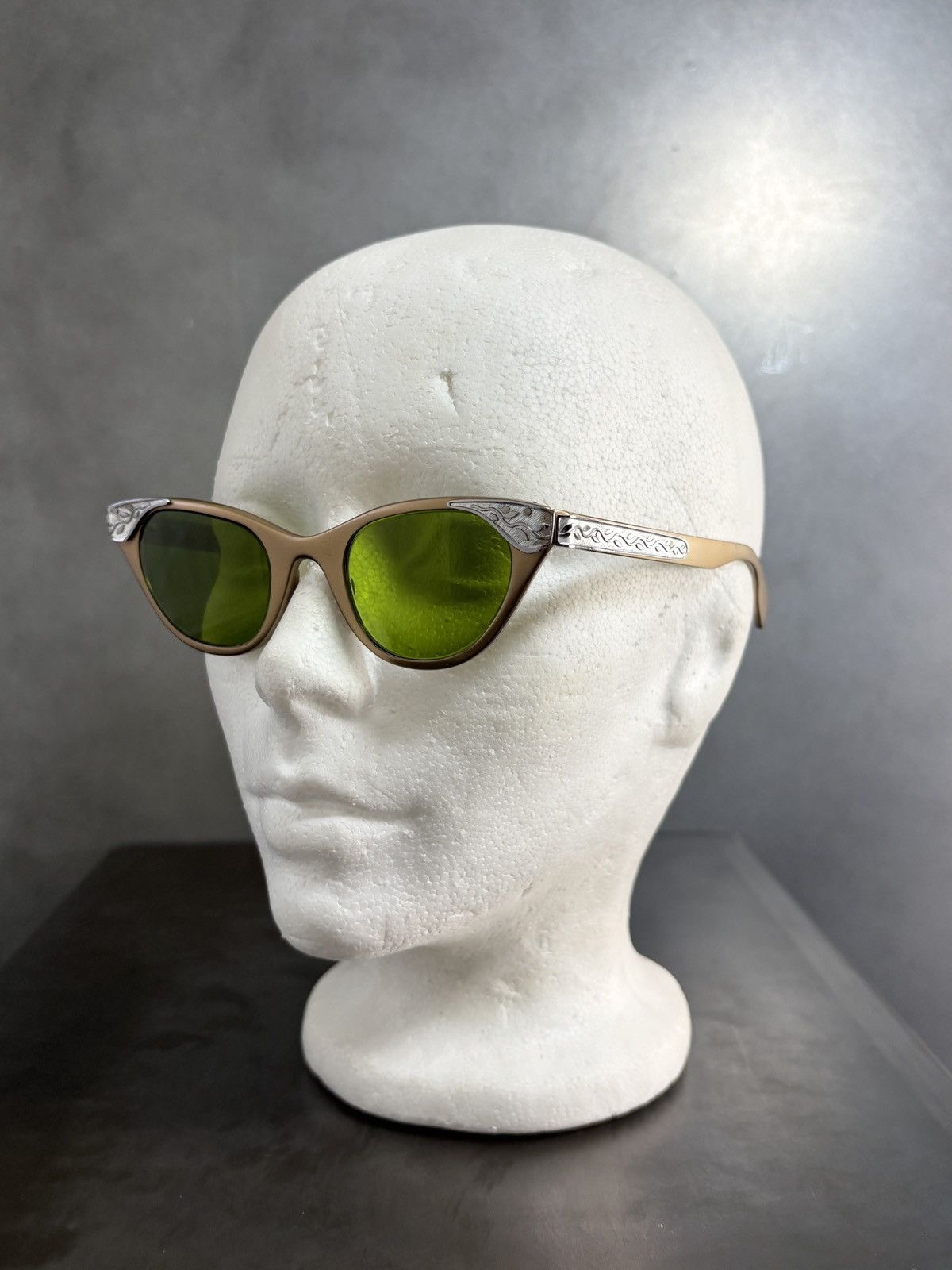 American Optical × Other × Vintage 1960s Tura Sunglasses 1950s Vintage Bronze Metal Turanette Size ONE SIZE - 15 Thumbnail